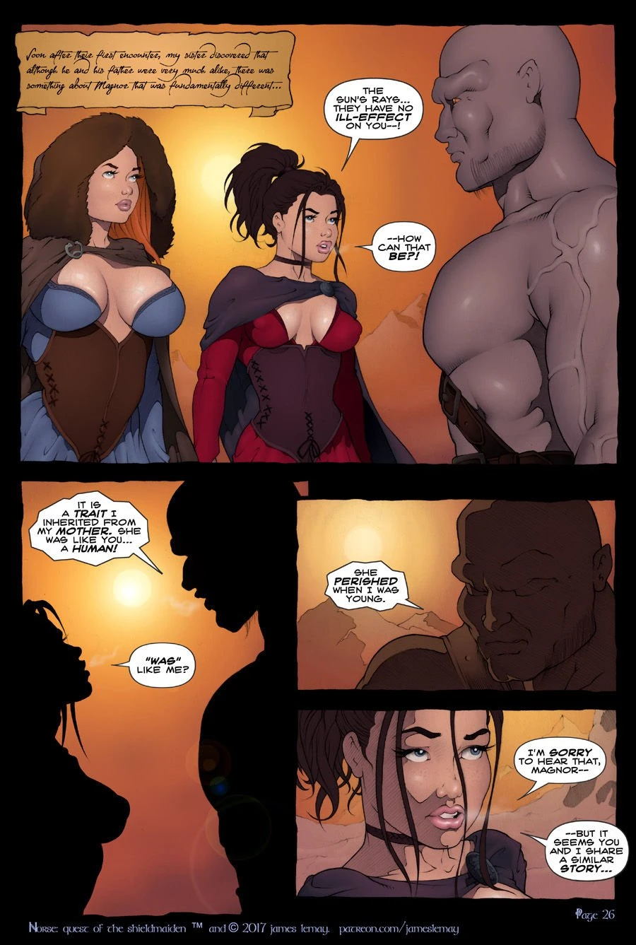 Norse - Quest of the Shield Maiden porn comic picture 27
