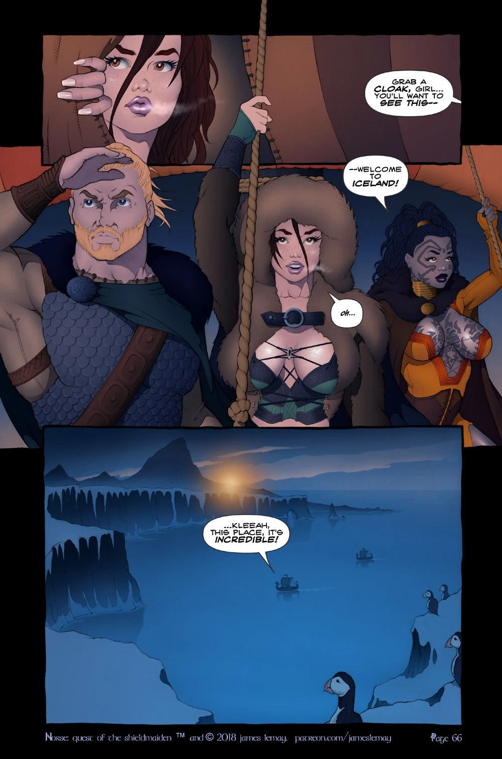Norse - Quest of the Shield Maiden porn comic picture 67