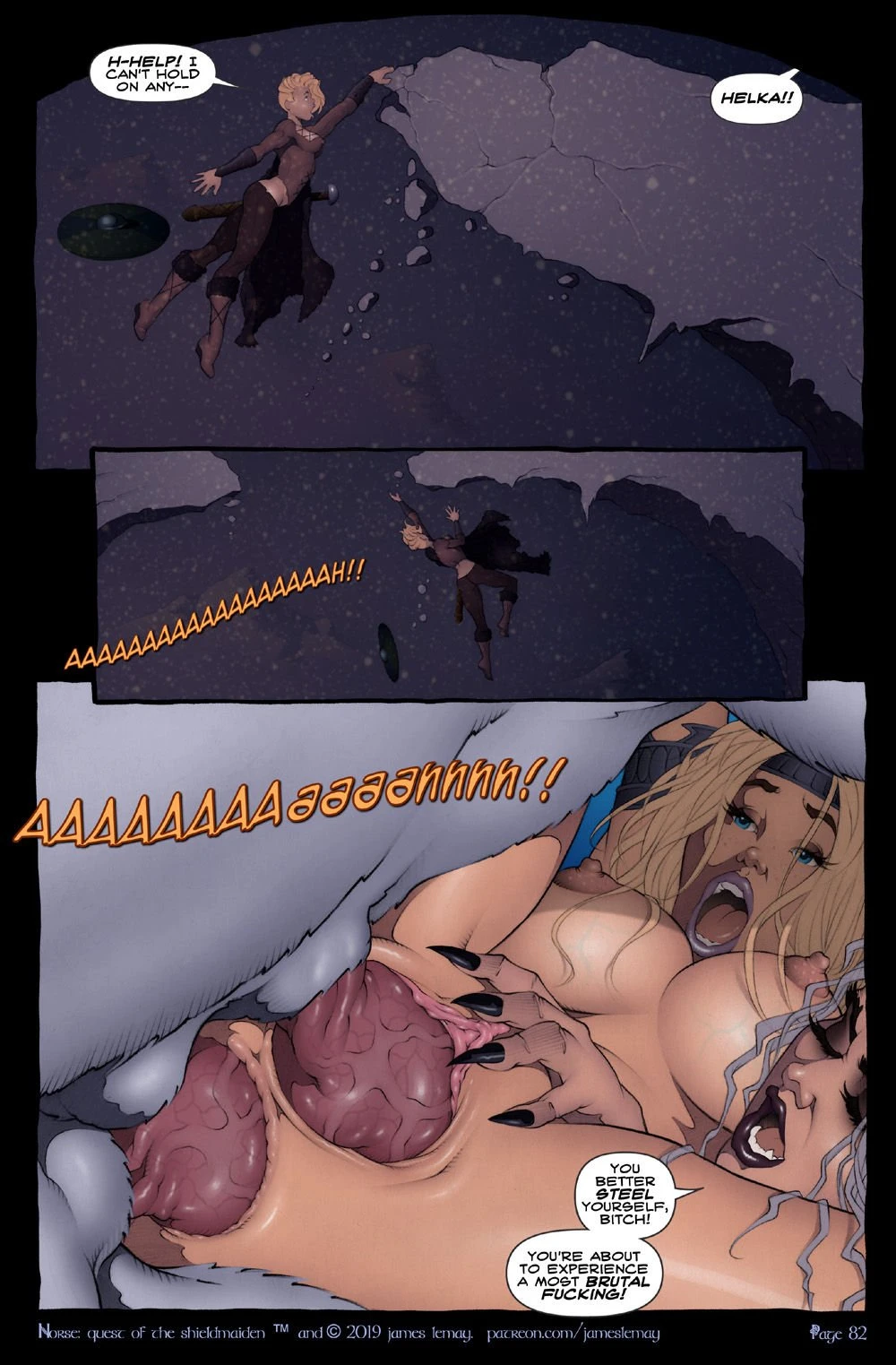 Norse - Quest of the Shield Maiden porn comic picture 83