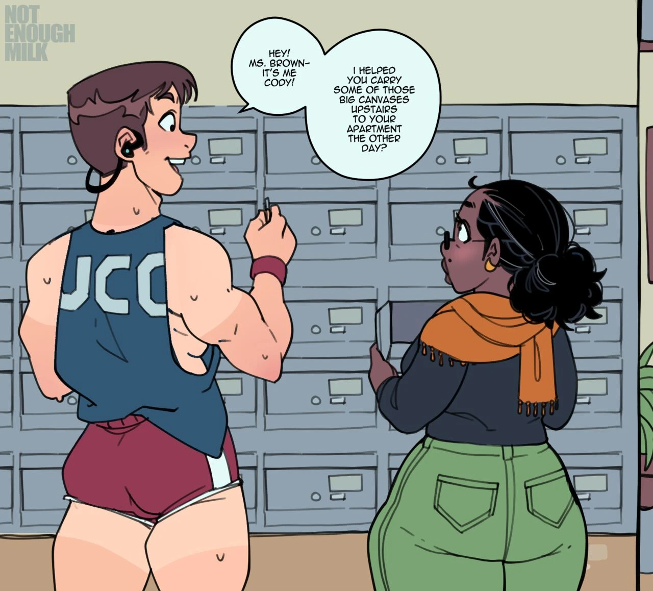 NotEnoughMilk Short Comics porn comic picture 4