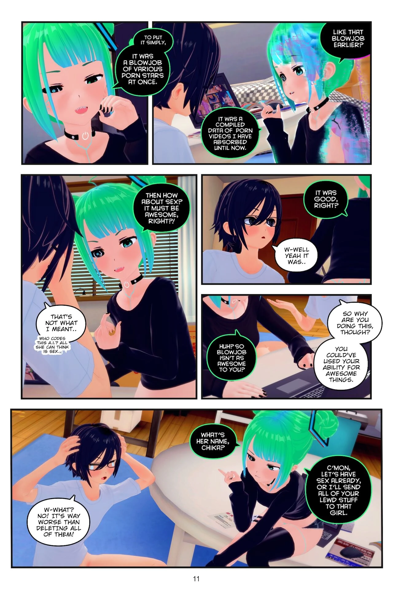 Now Loading Girlfriend... porn comic picture 12