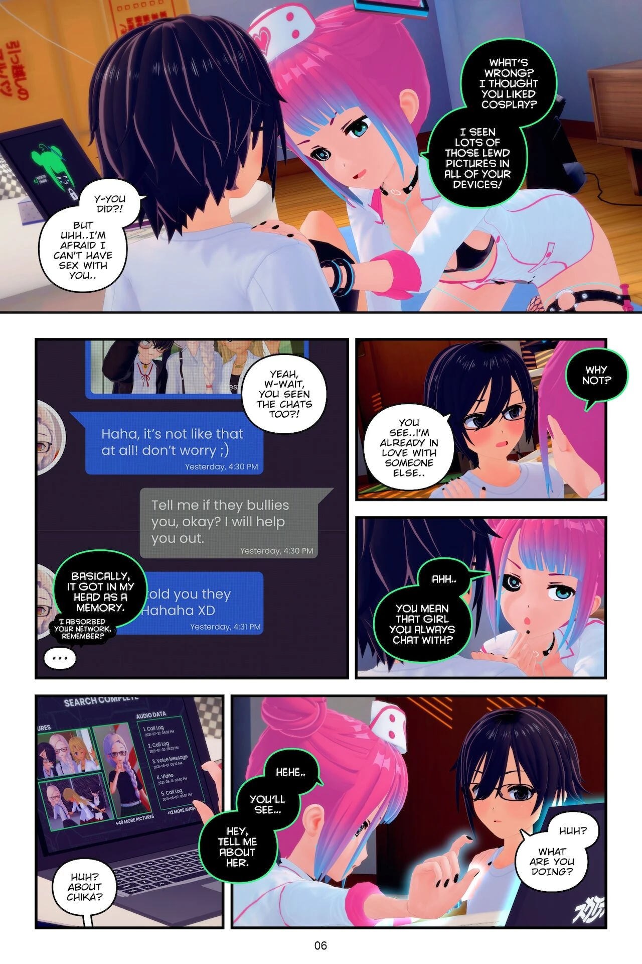 Now Loading Girlfriend... porn comic picture 7