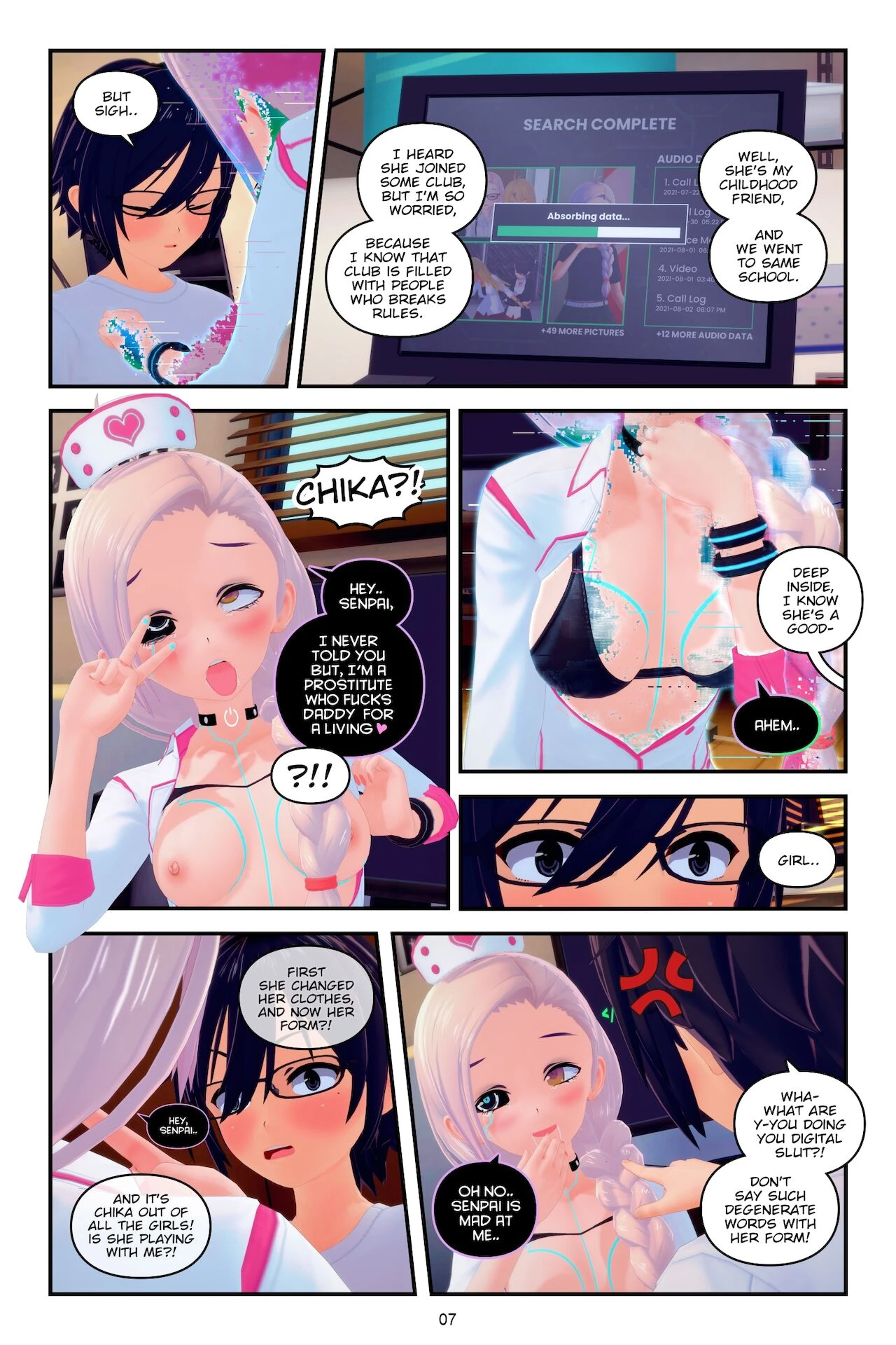 Now Loading Girlfriend... porn comic picture 8