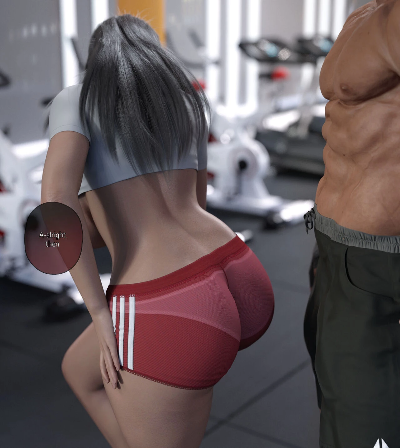 Nude Exercise porn comic picture 10