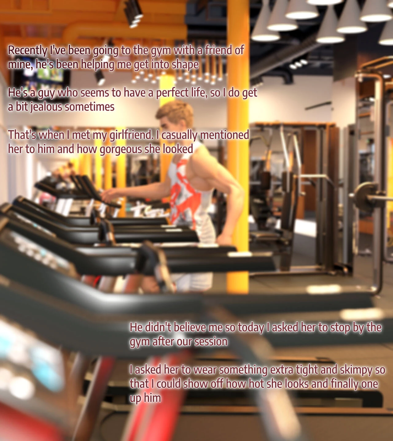 Nude Exercise porn comic picture 2