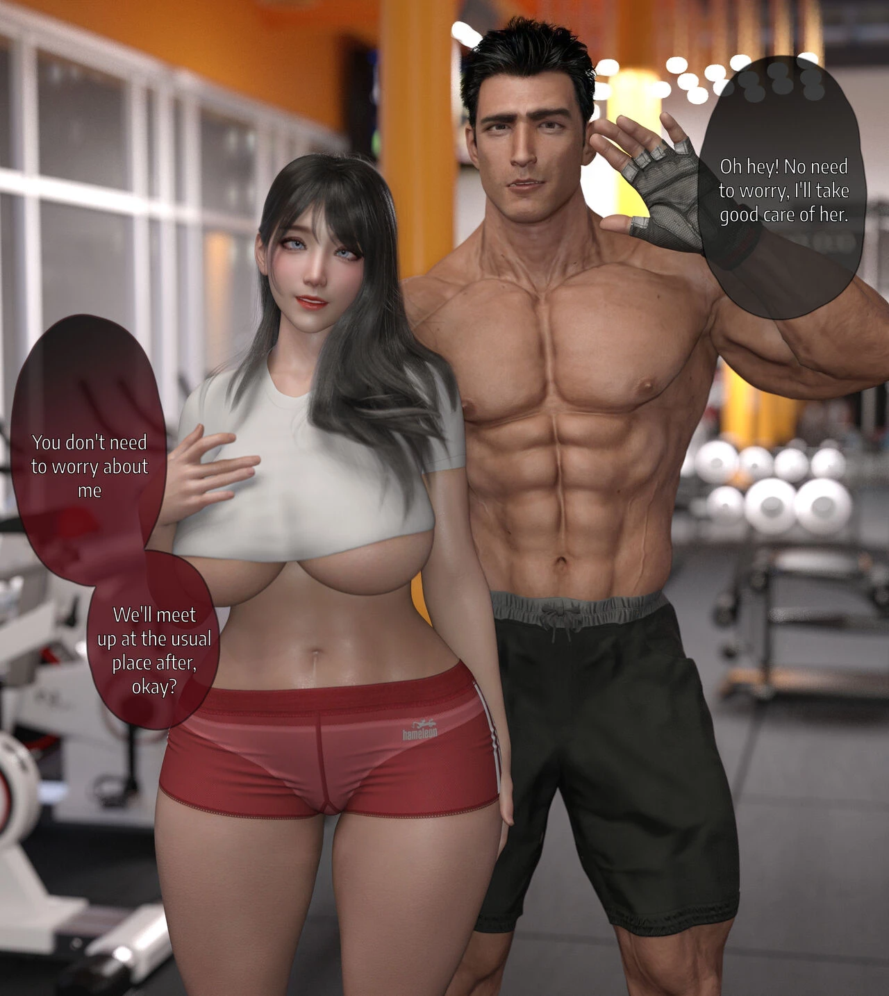 Nude Exercise porn comic picture 4