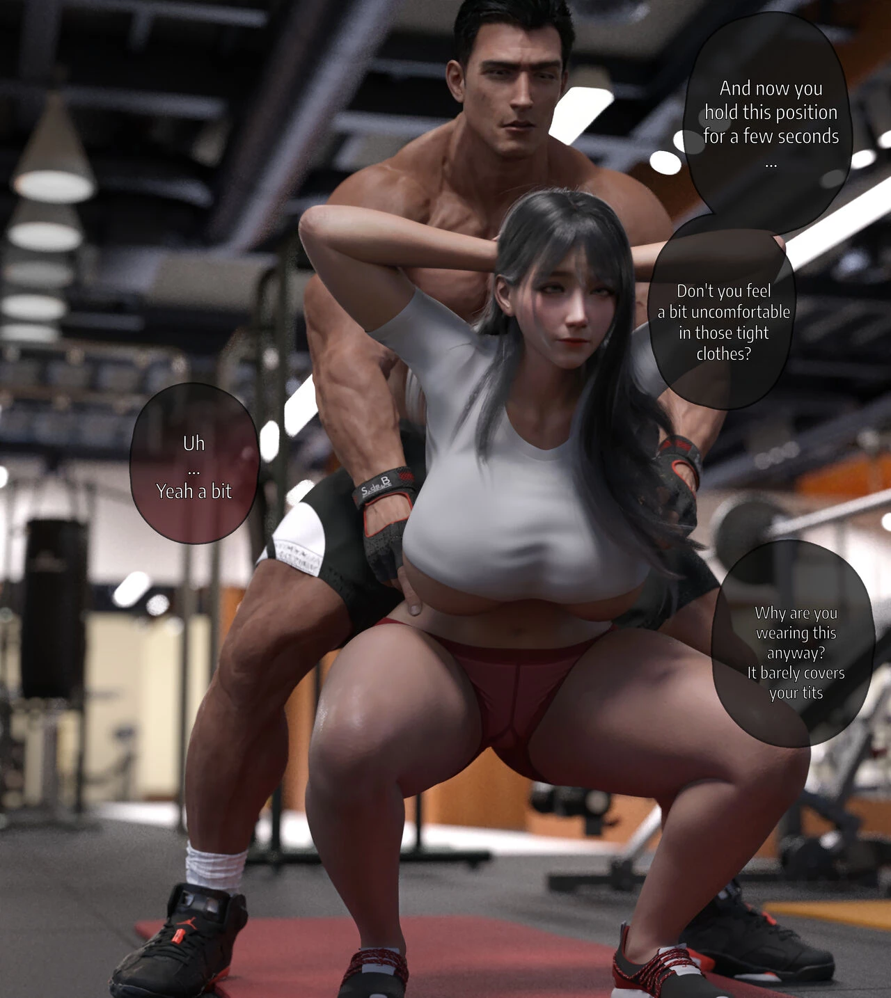 Nude Exercise porn comic picture 7