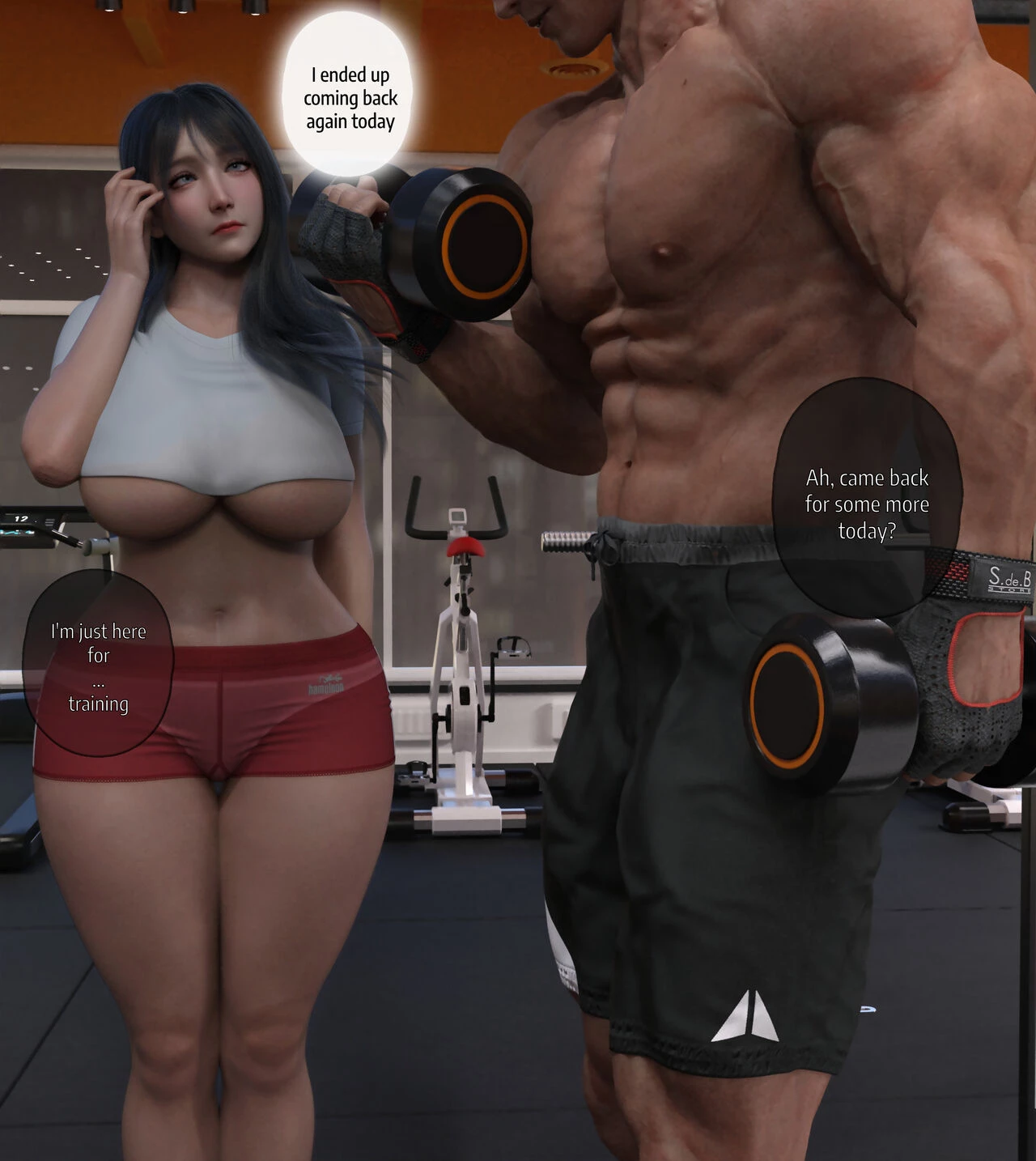 Nude Exercise porn comic picture 79