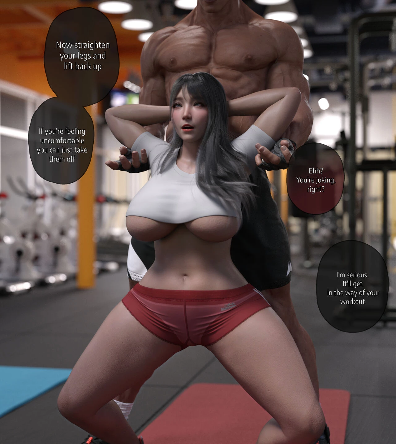 Nude Exercise porn comic picture 8