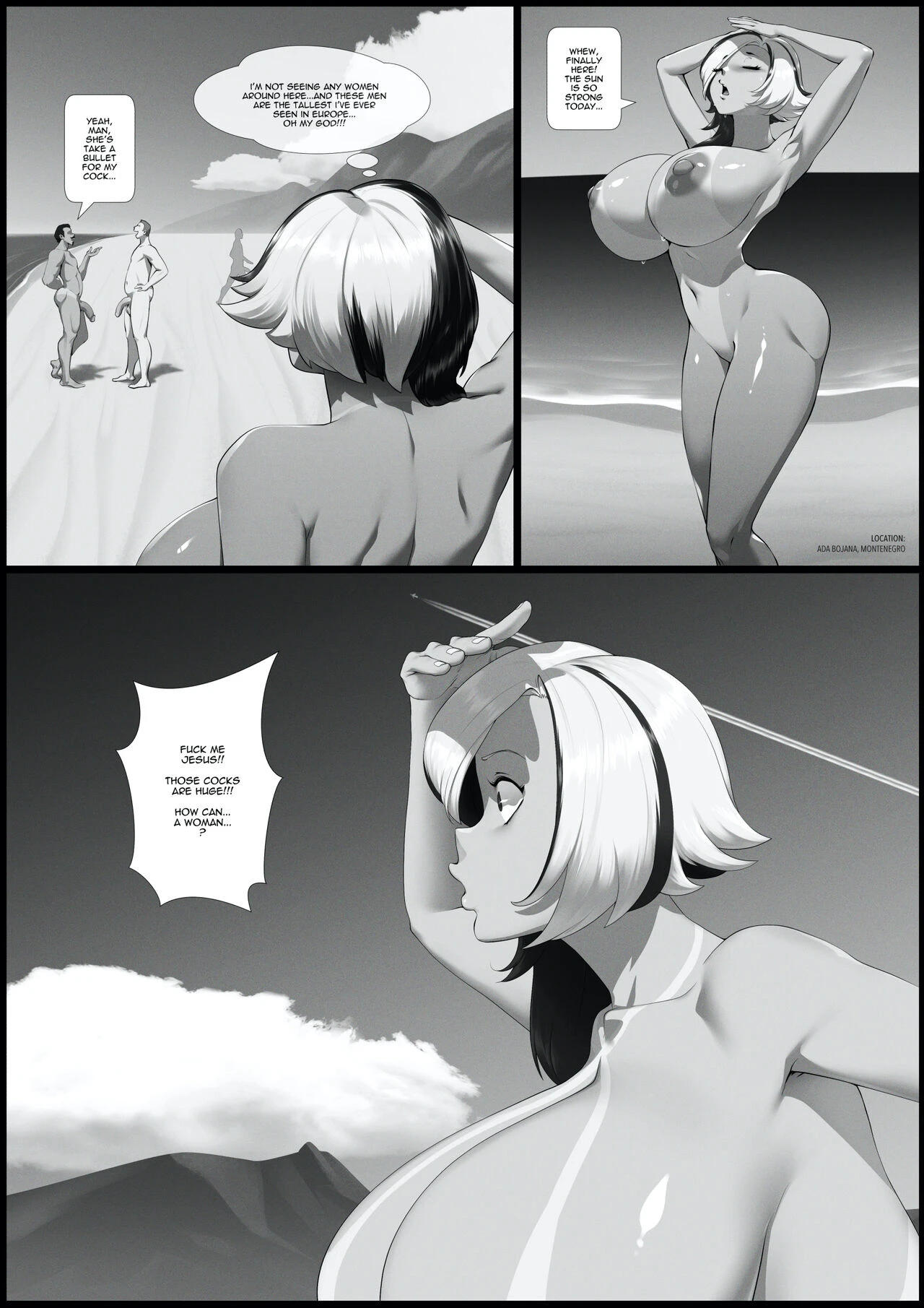 Nudist Beach Fertilization porn comic picture 2