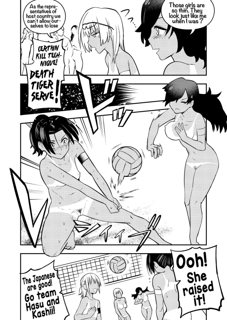 Nudist Beach Volleyball porn comic picture 12