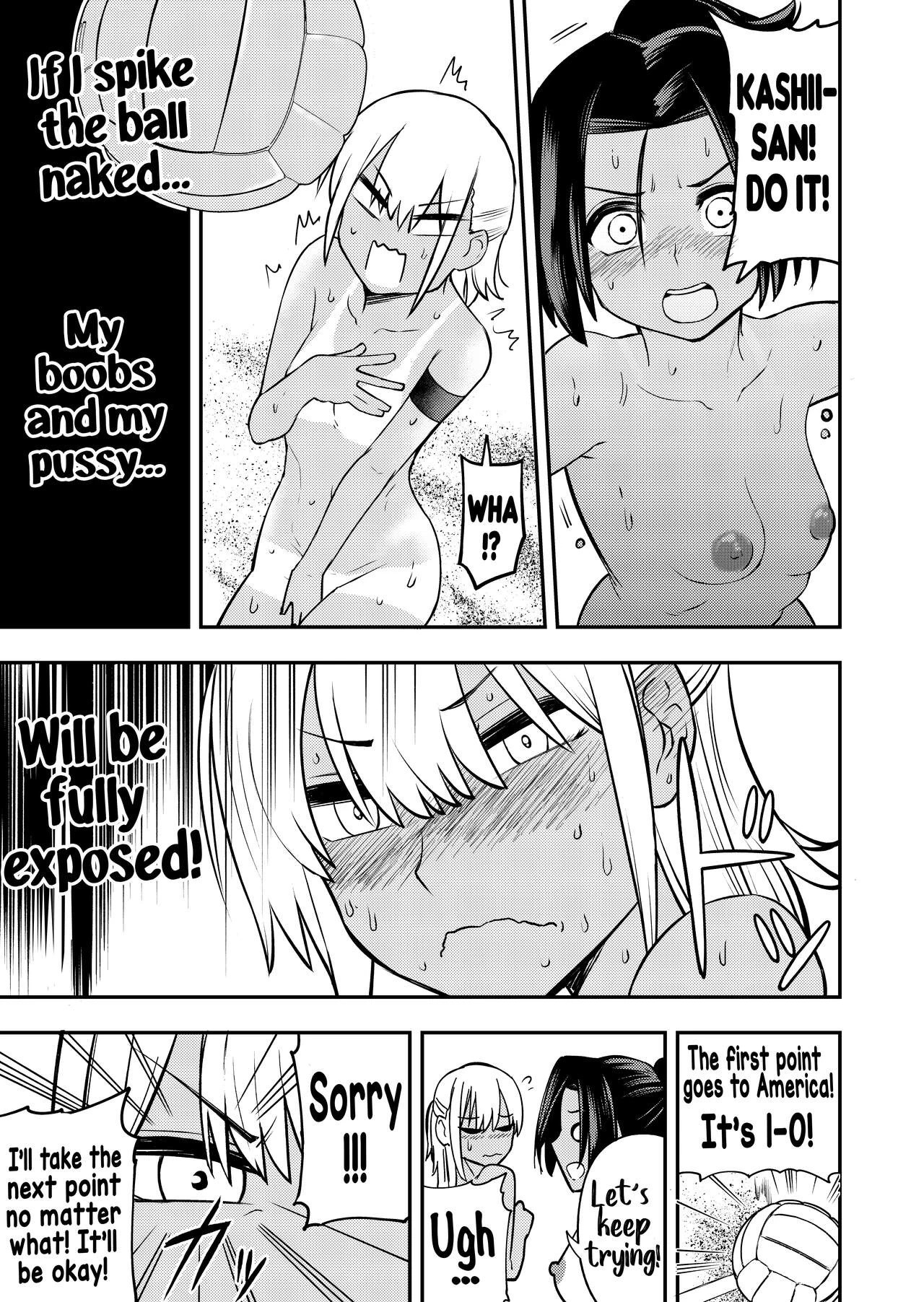 Nudist Beach Volleyball porn comic picture 13