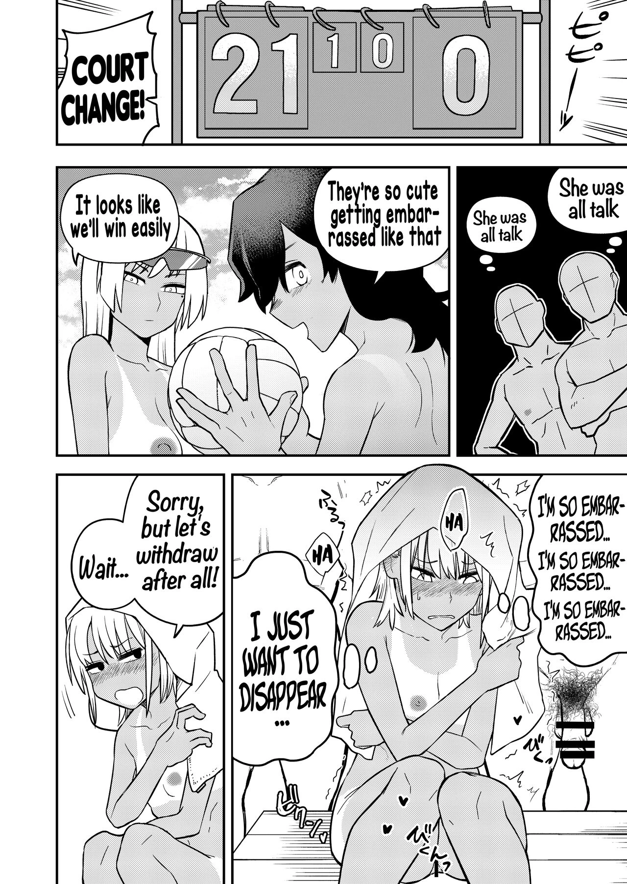 Nudist Beach Volleyball porn comic picture 14