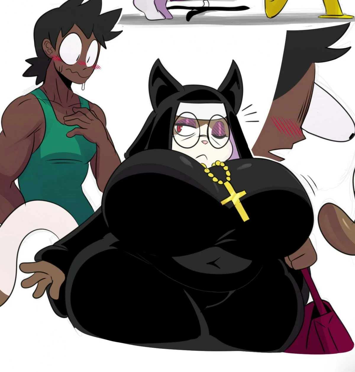 Nun Ophelia porn comic picture 4