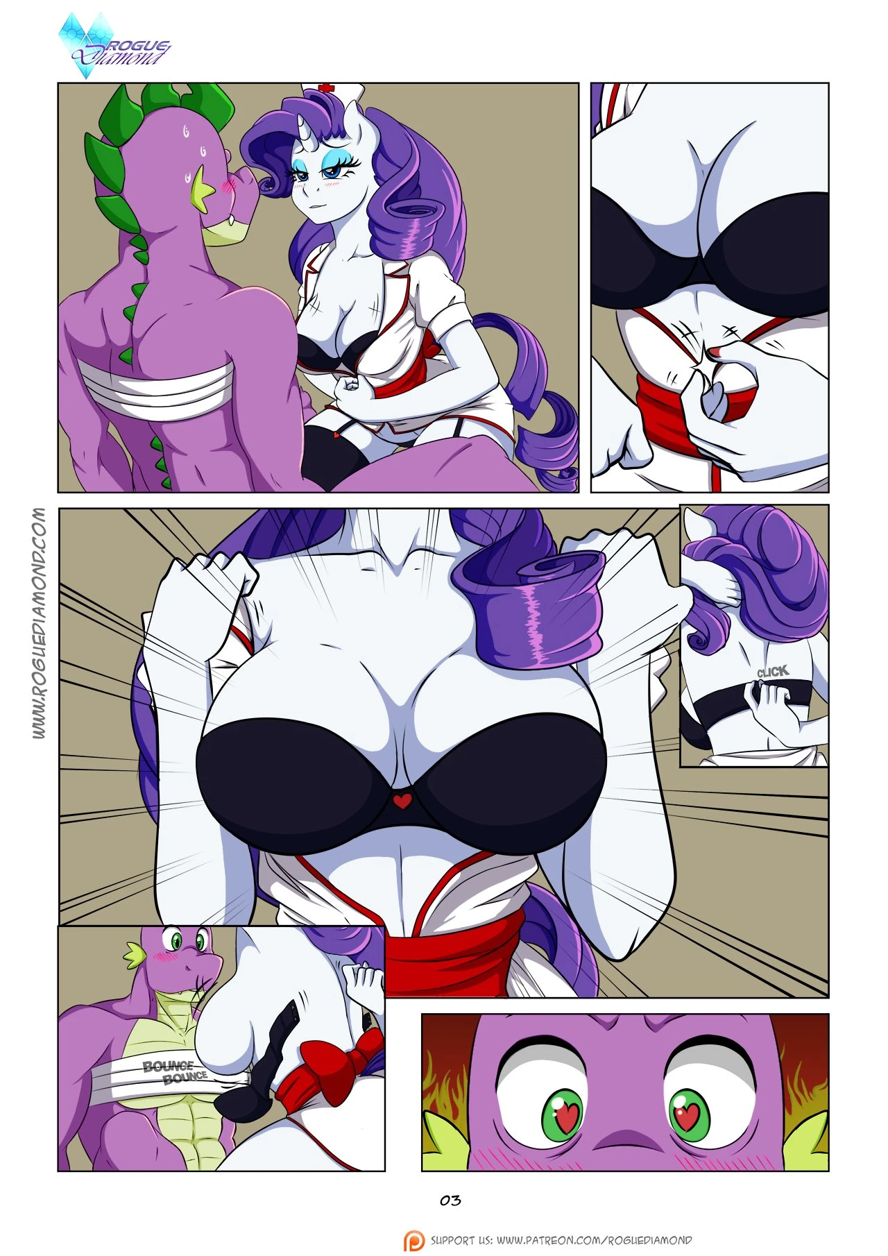 Nurse rarity (colored) porn comic picture 4