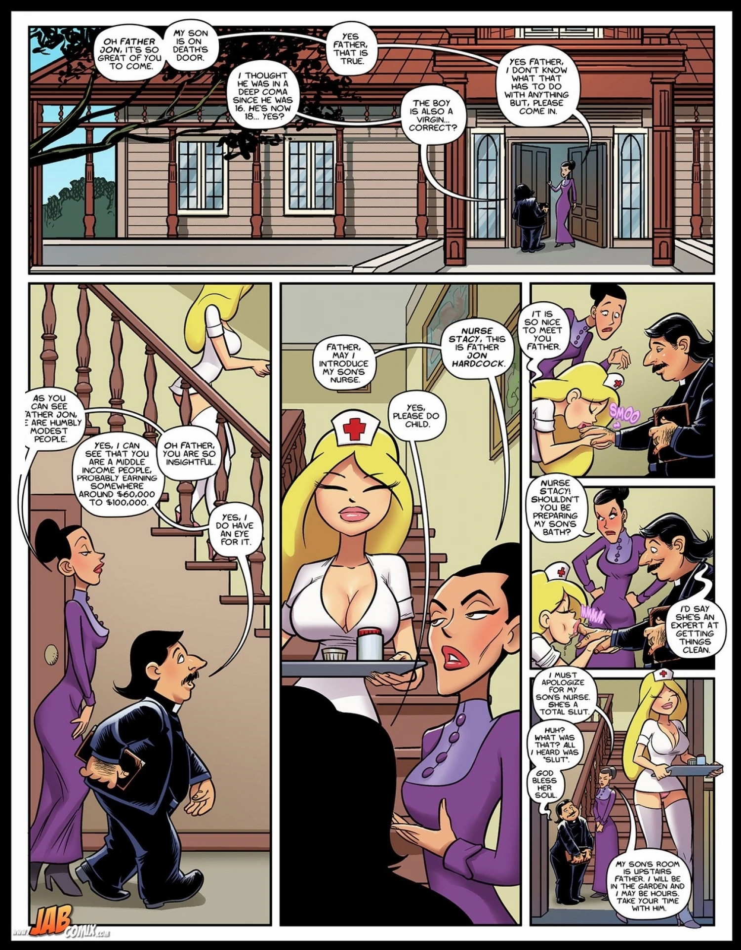 Nurse Stacy 2 porn comic picture 2