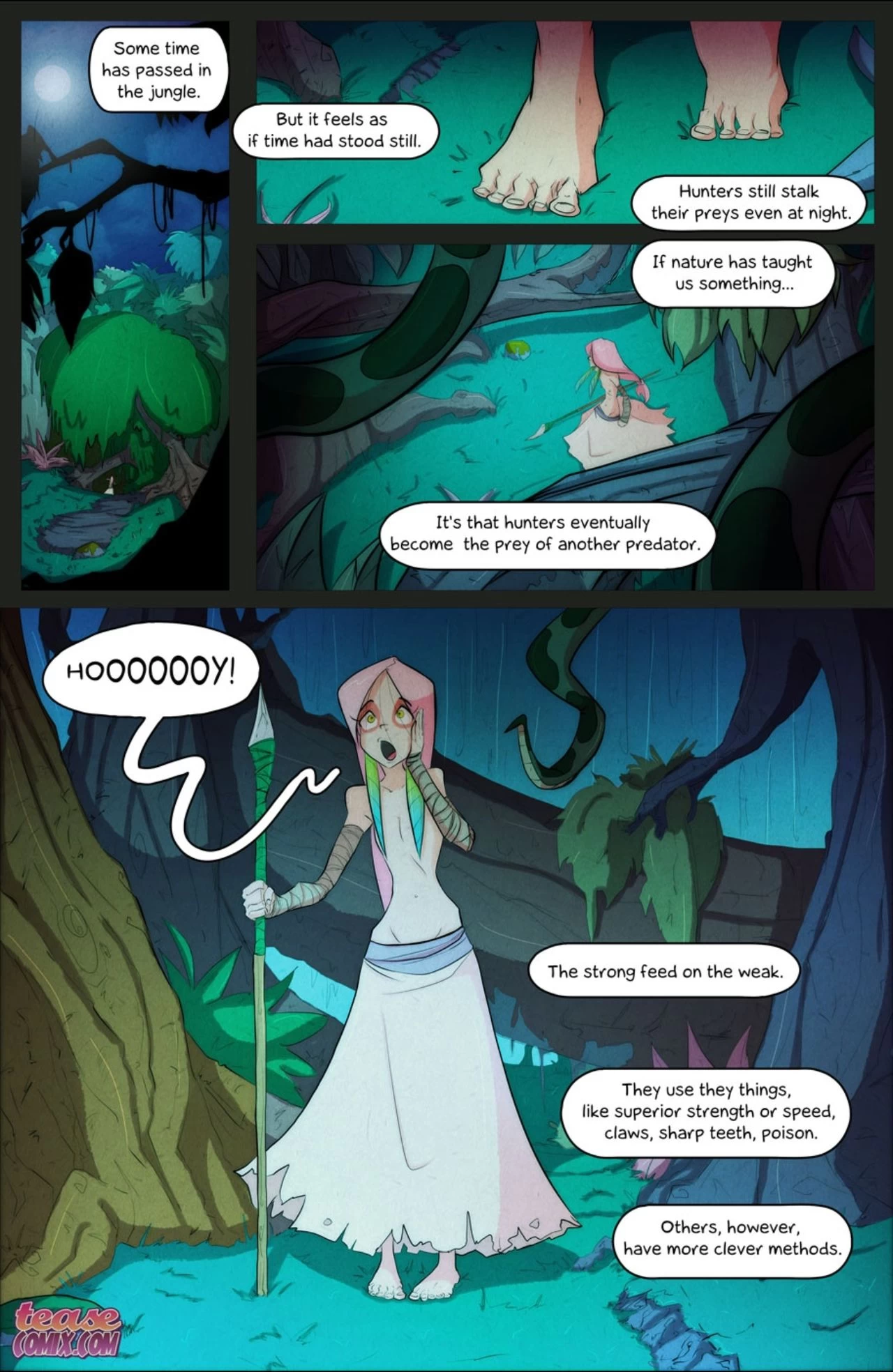 Of The Snake and The Girl 4 porn comic picture 2
