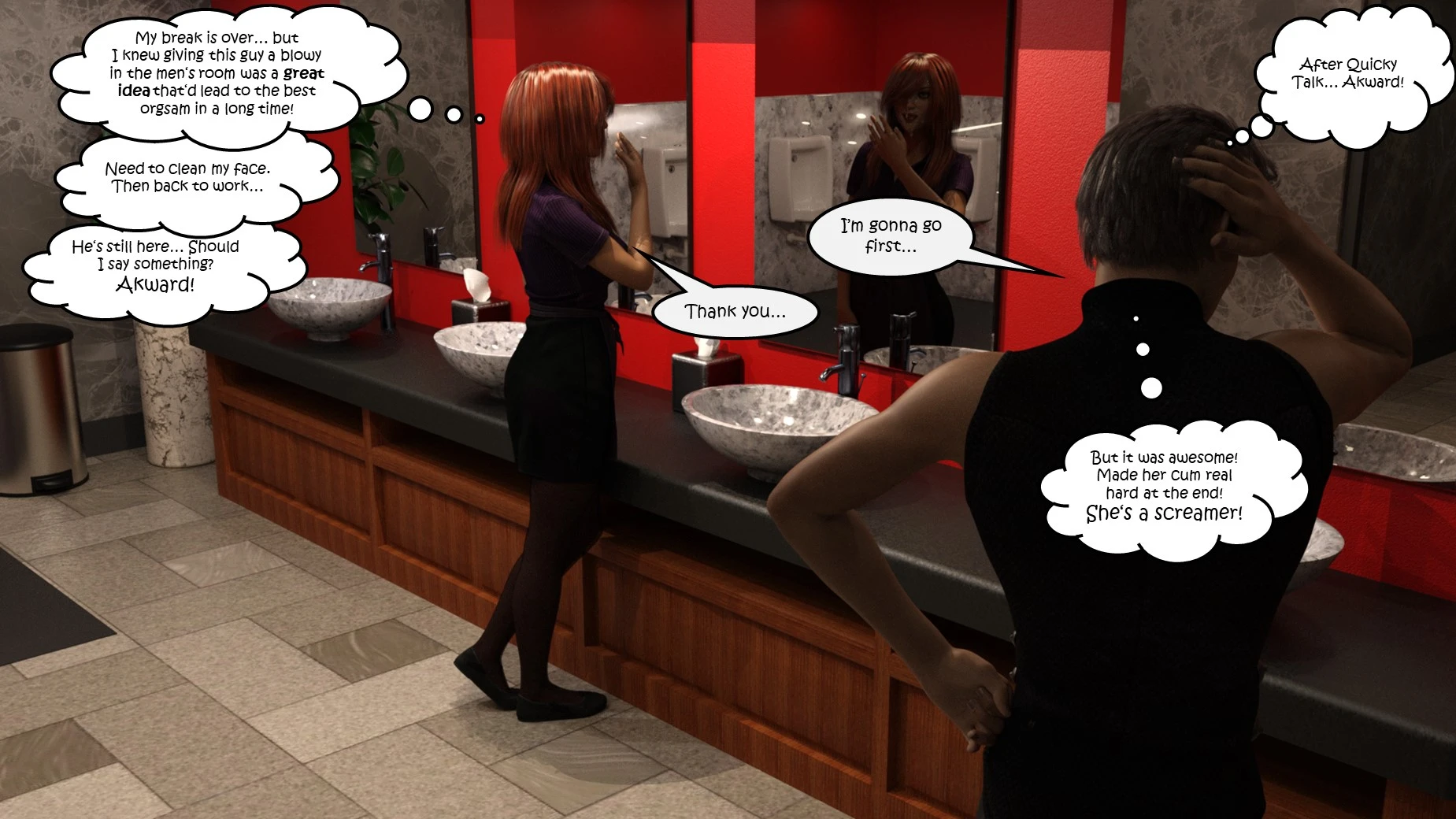 Office Party 1-4 porn comic picture 104