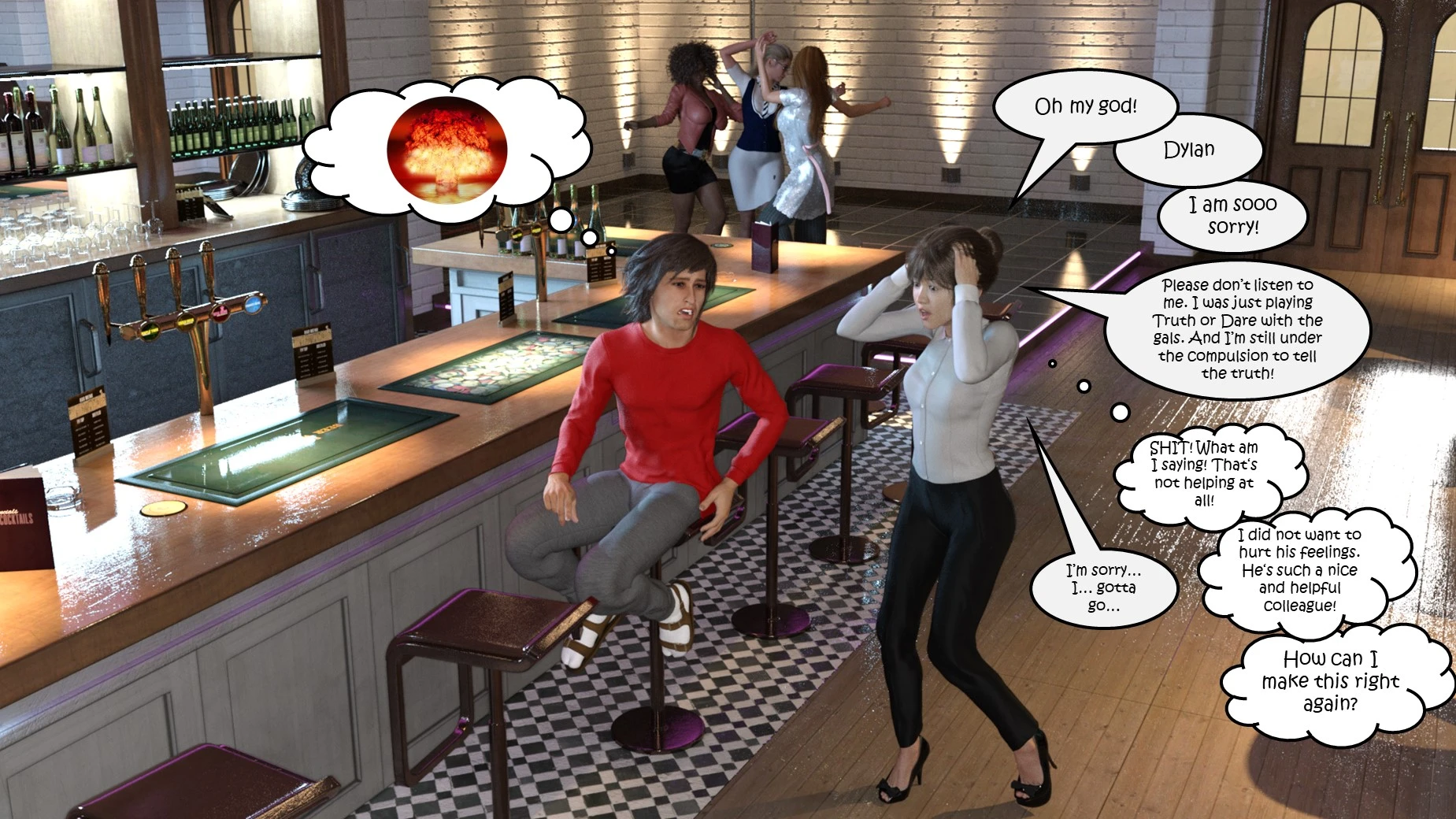 Office Party 1-4 porn comic picture 110