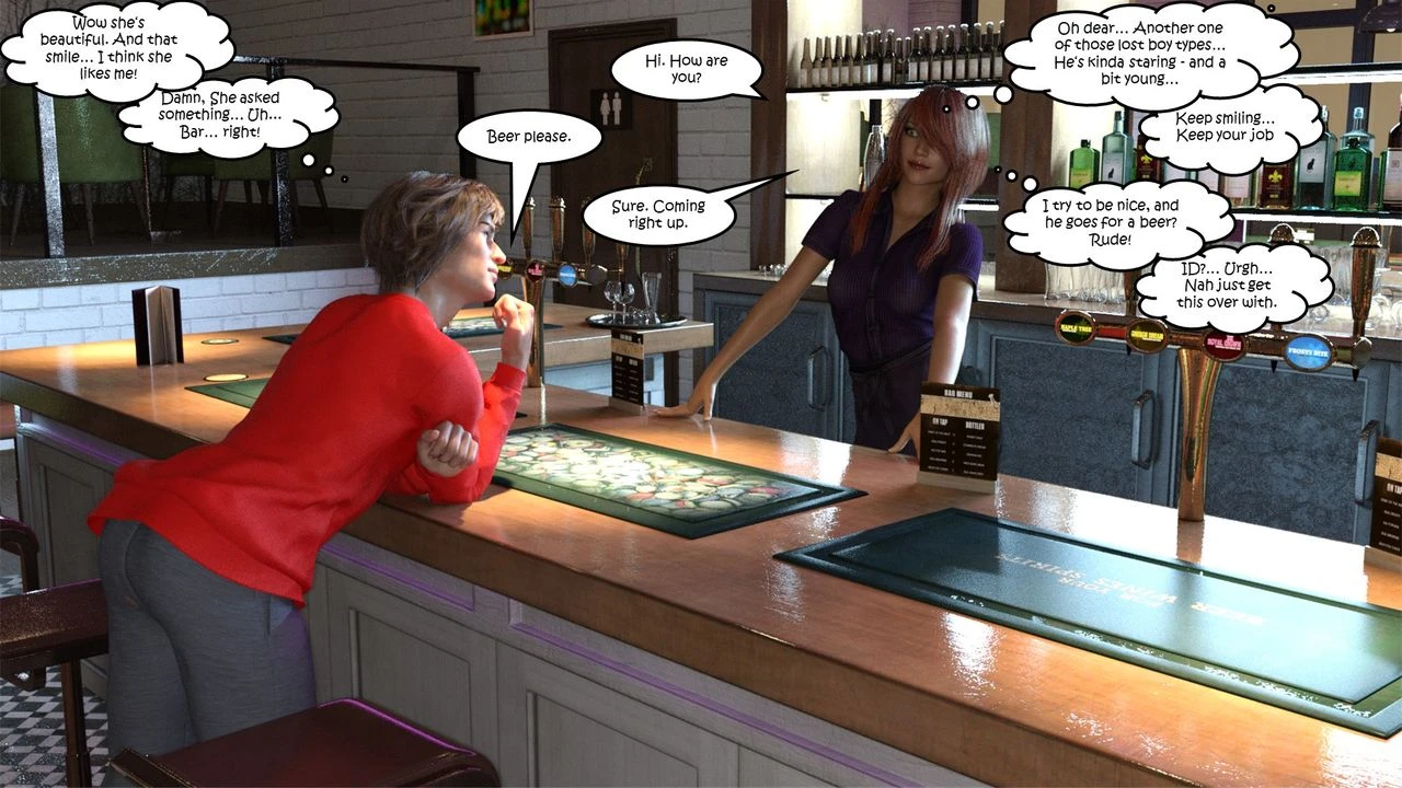 Office Party 1-4 porn comic picture 3