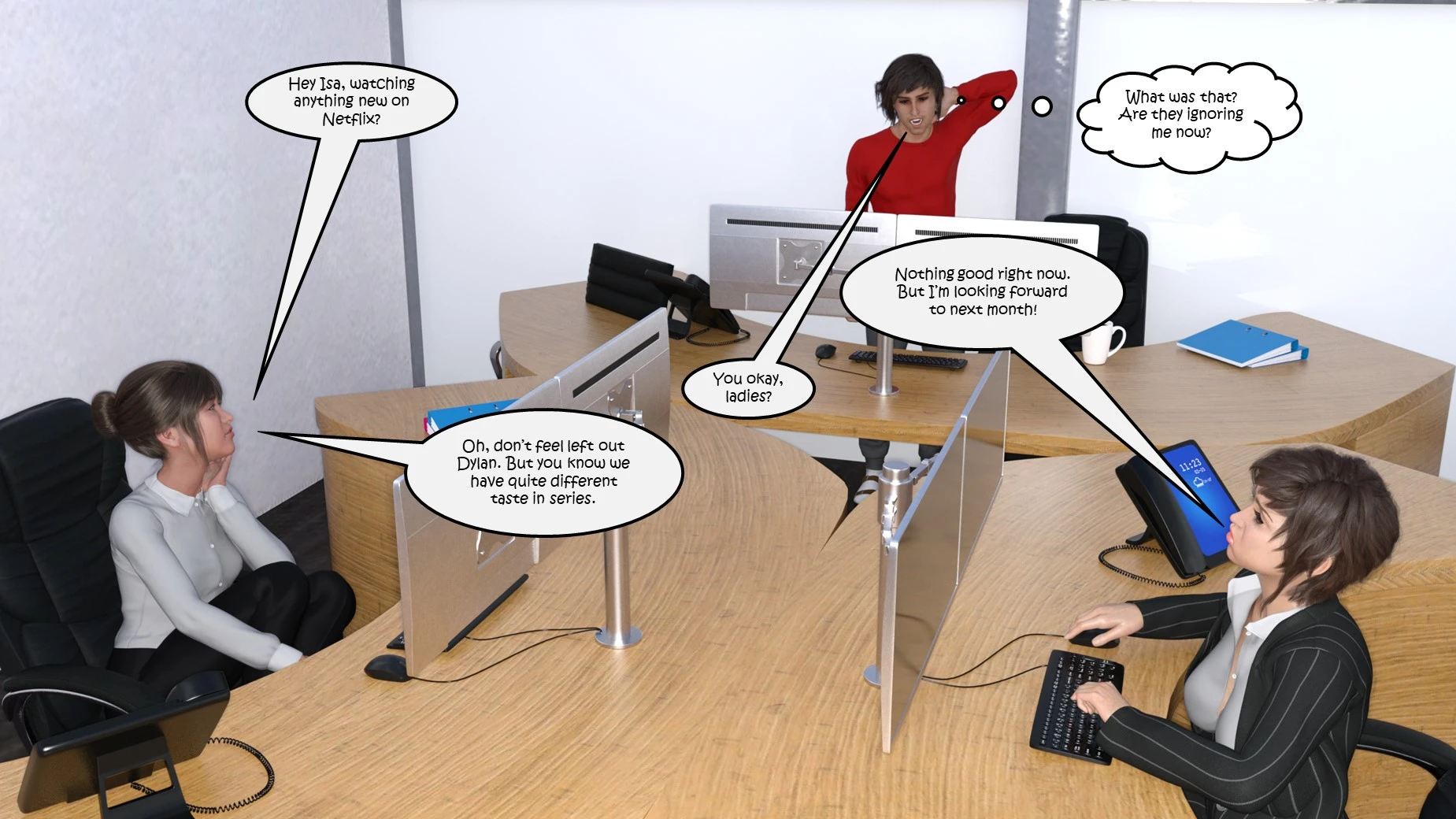 Office Party 1-4 porn comic picture 33