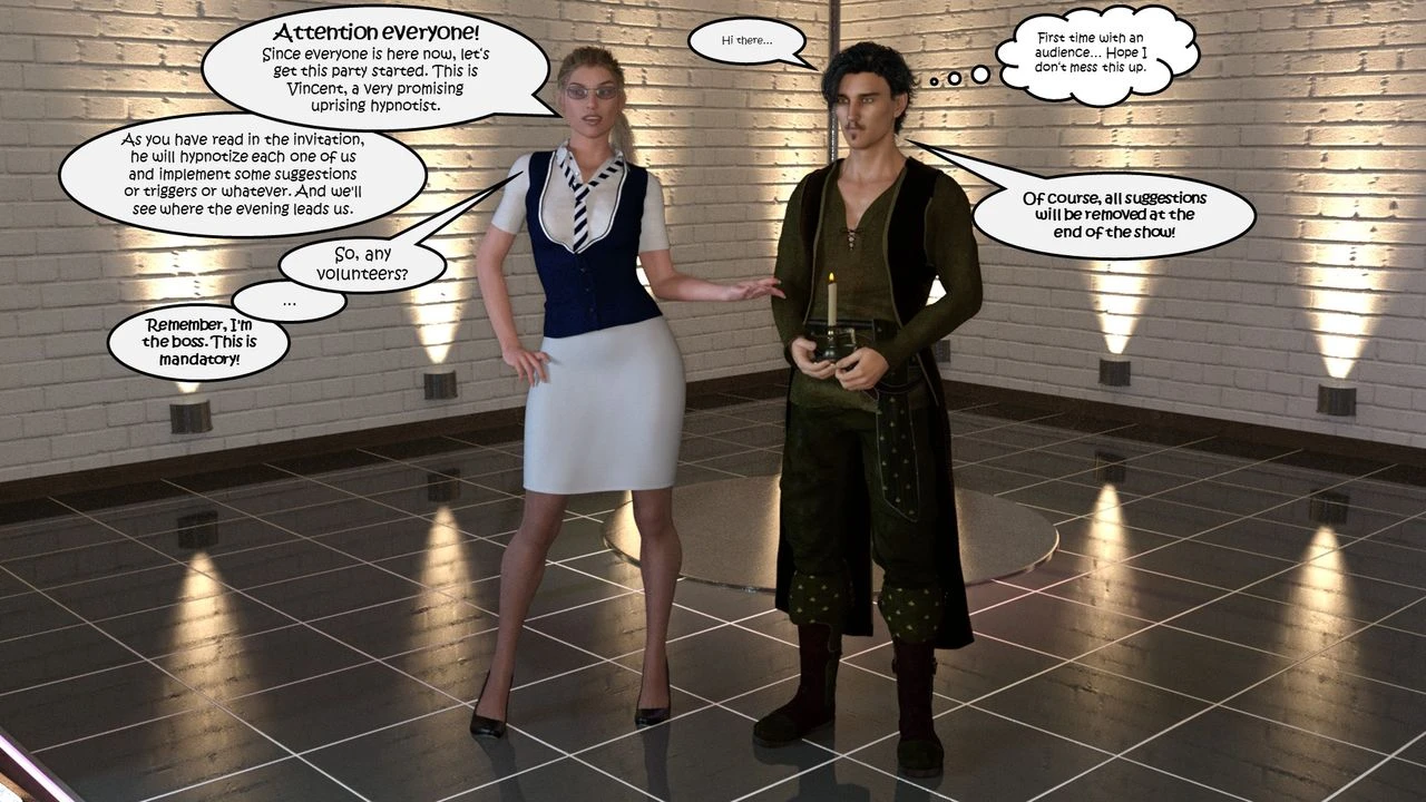 Office Party 1-4 porn comic picture 4