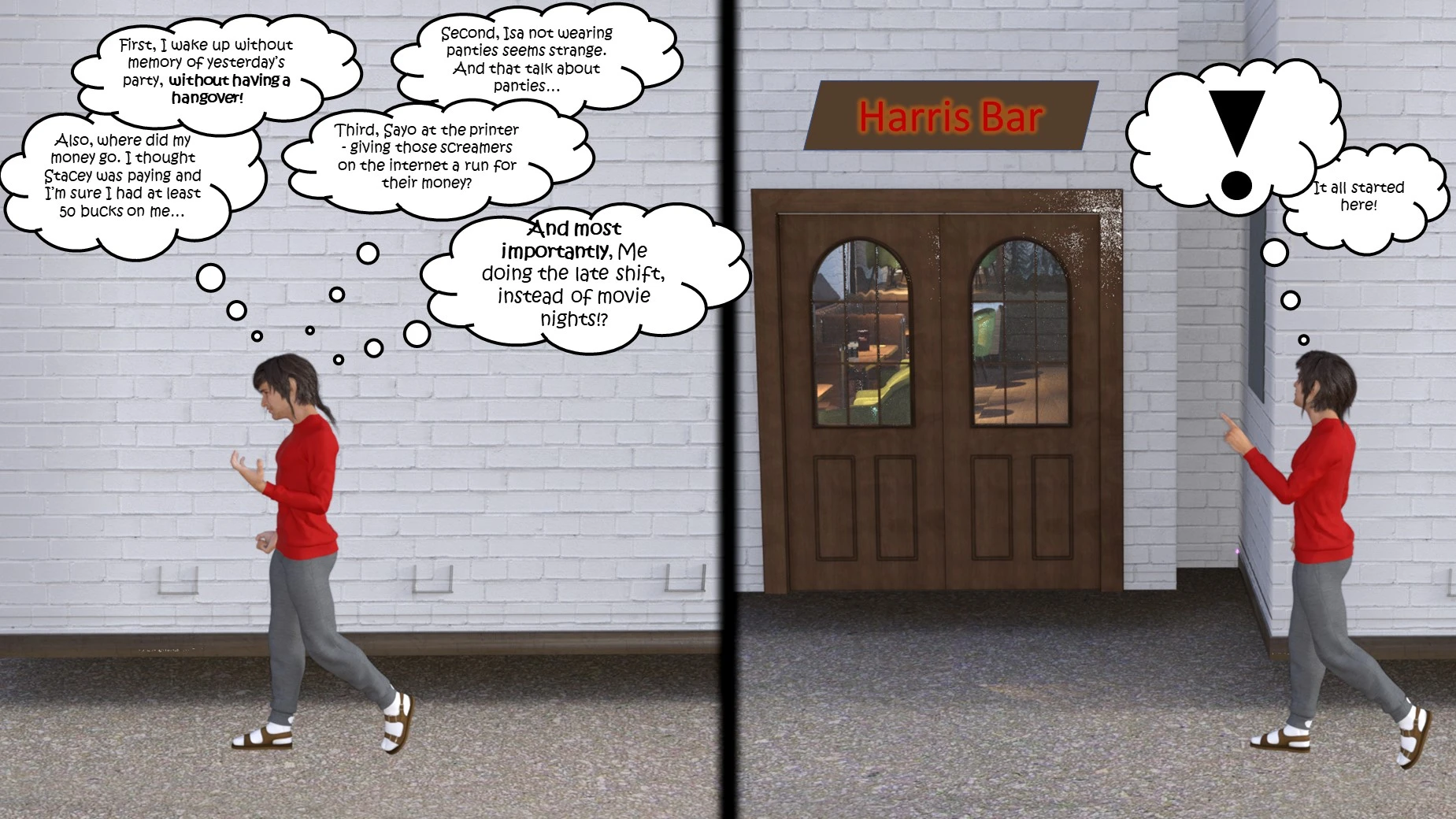 Office Party 1-4 porn comic picture 49