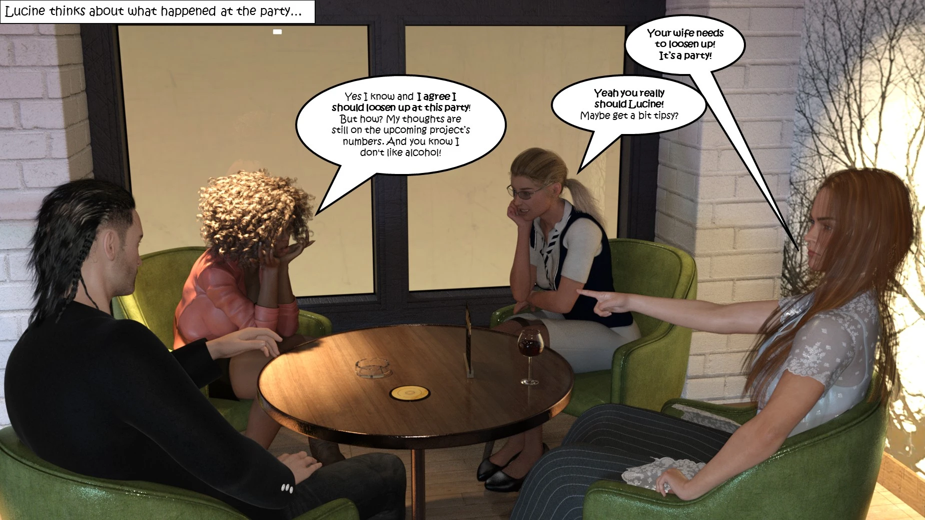 Office Party 1-4 porn comic picture 56