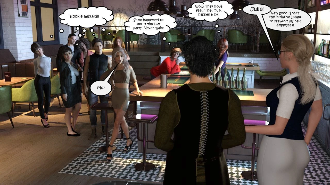 Office Party 1-4 porn comic picture 6