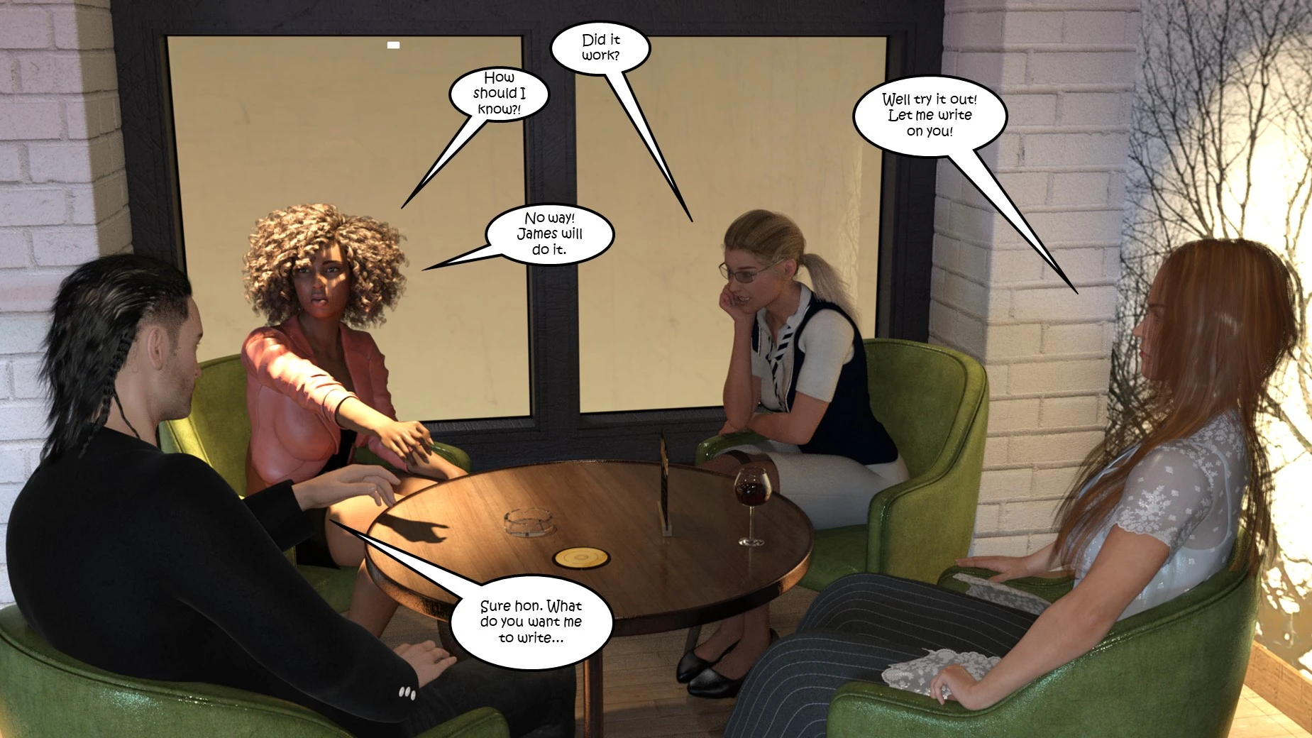 Office Party 1-4 porn comic picture 60