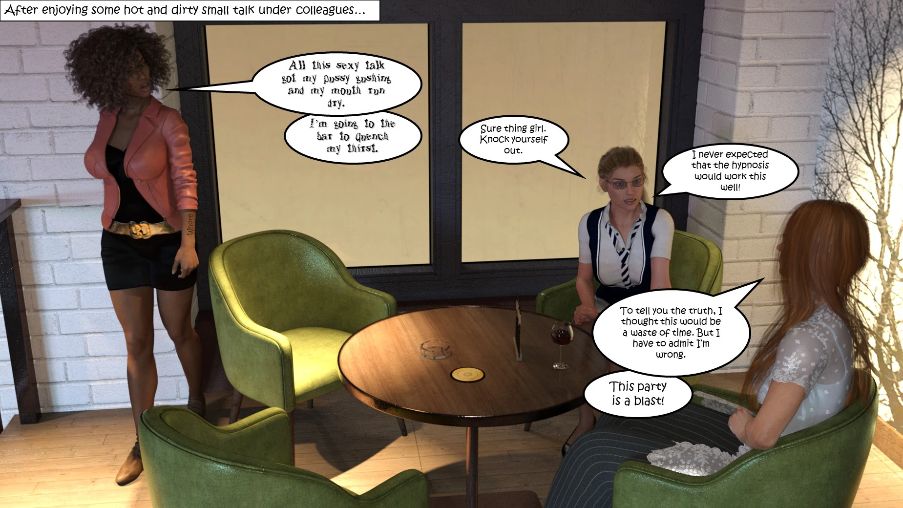 Office Party 1-4 porn comic picture 65