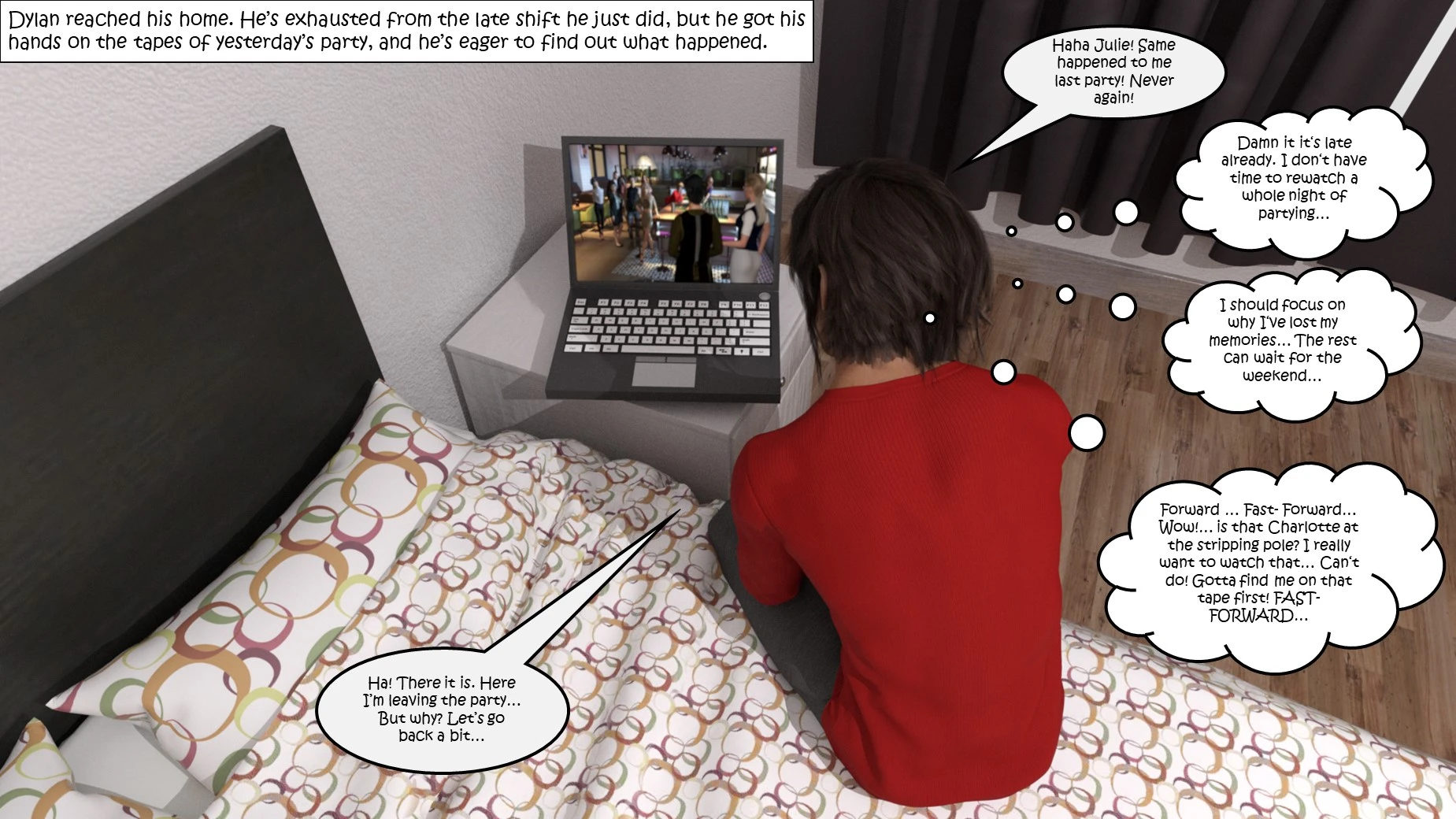 Office Party 1-4 porn comic picture 80