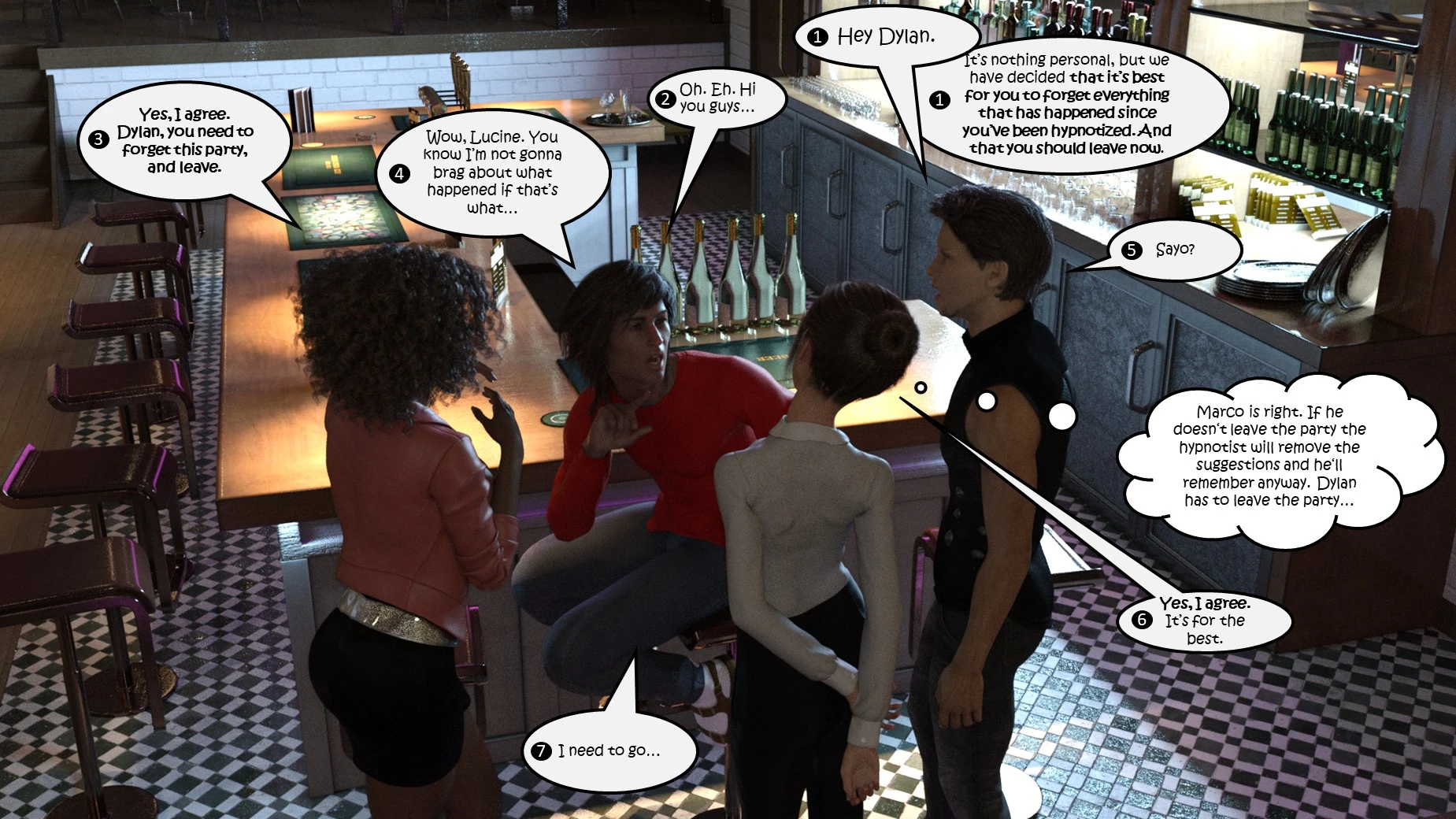 Office Party 1-4 porn comic picture 81