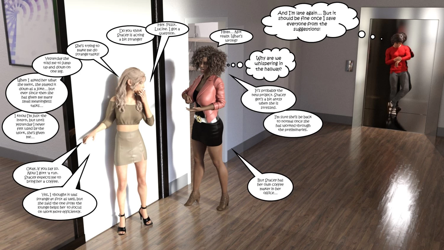 Office Party 5 porn comic picture 2