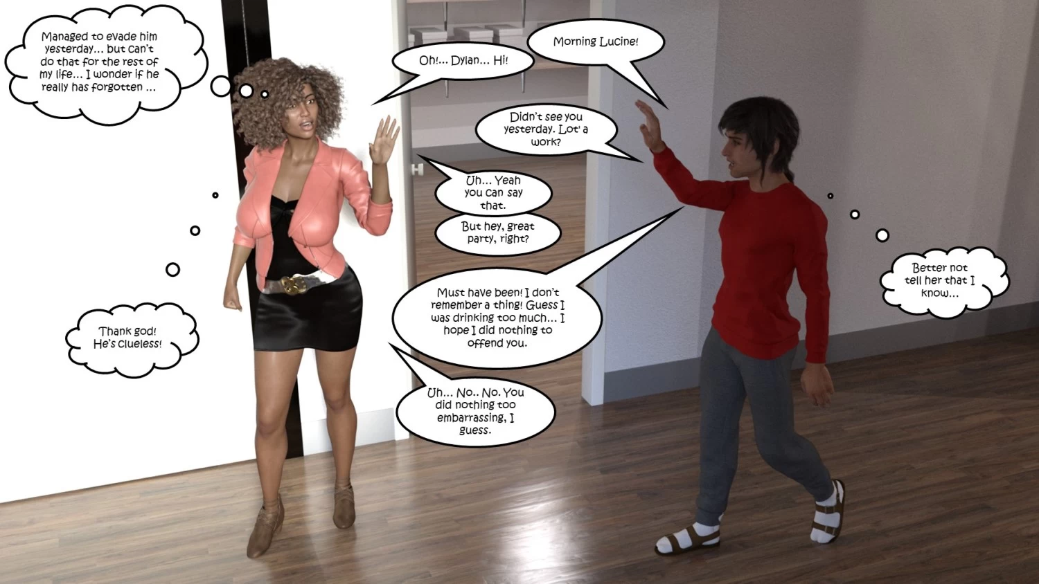 Office Party 5 porn comic picture 3