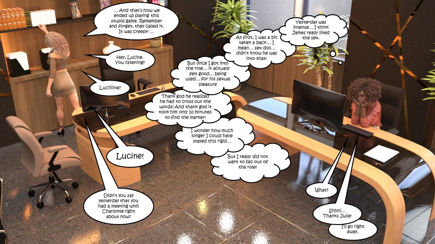 Office Party 5 porn comic picture 4