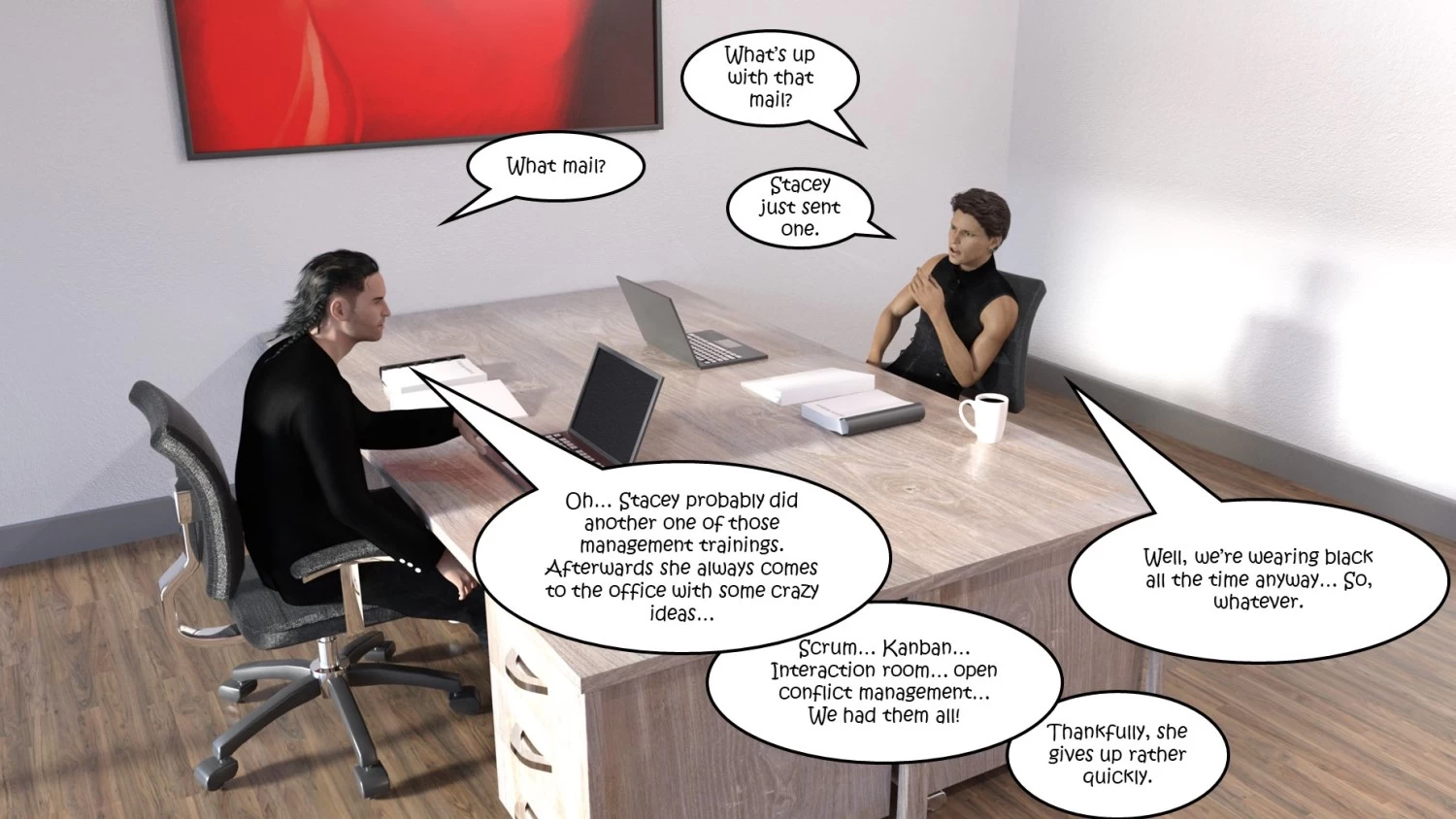 Office Party 5 porn comic picture 42