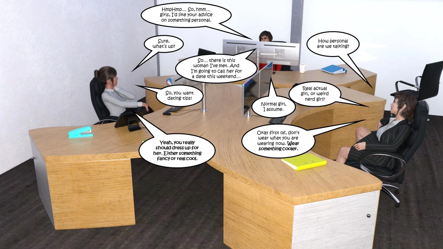 Office Party 5 porn comic picture 6