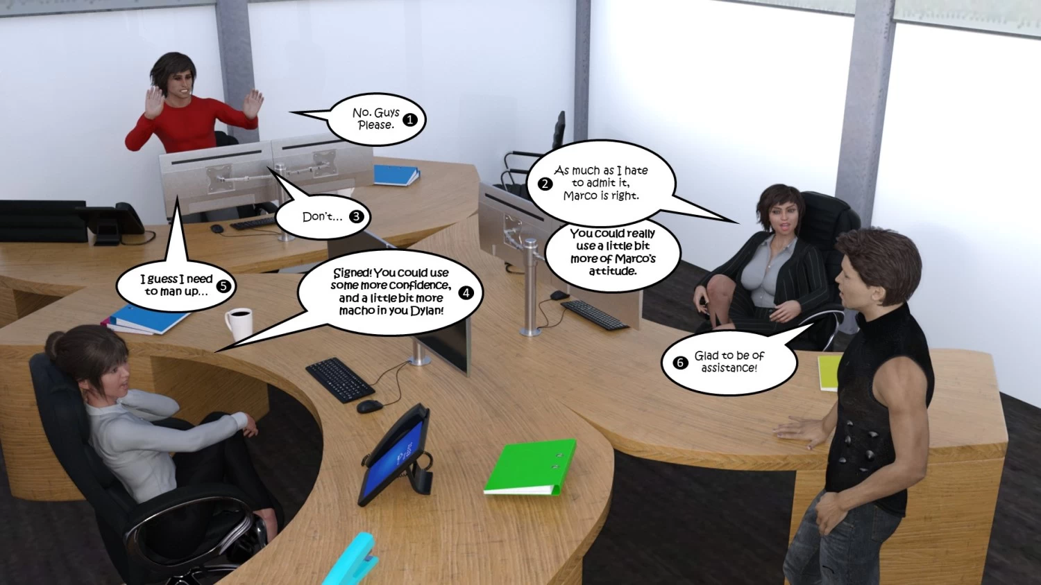 Office Party 5 porn comic picture 8