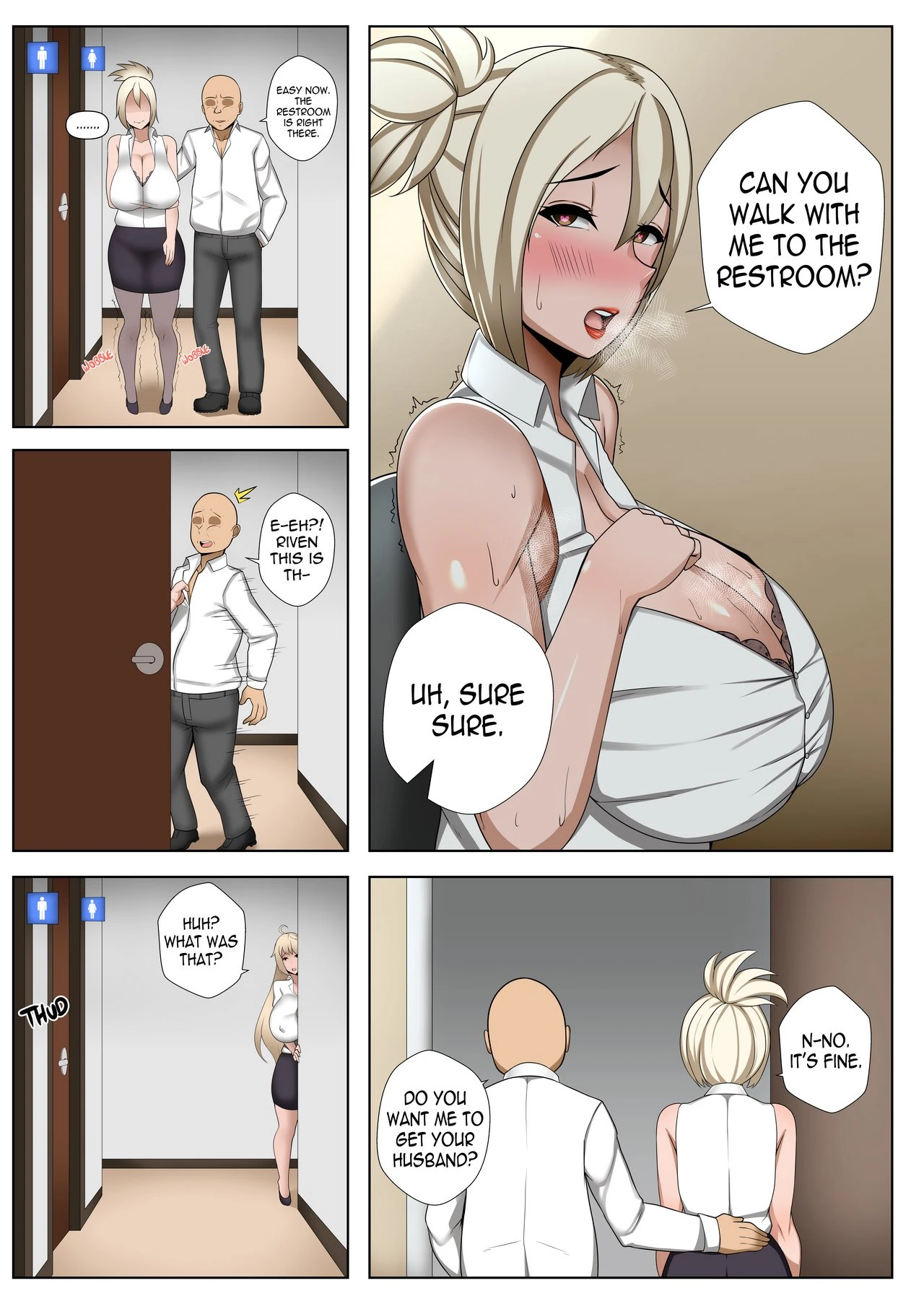 Office Riven porn comic picture 4