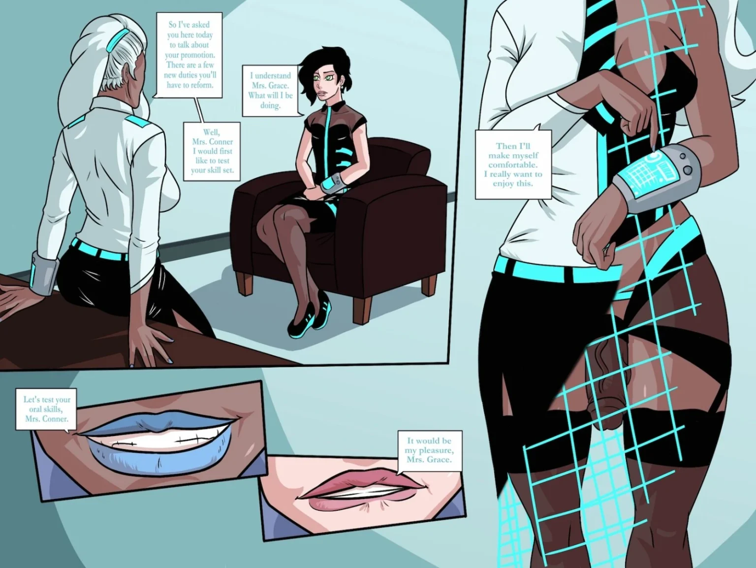 Office Romance porn comic picture 1