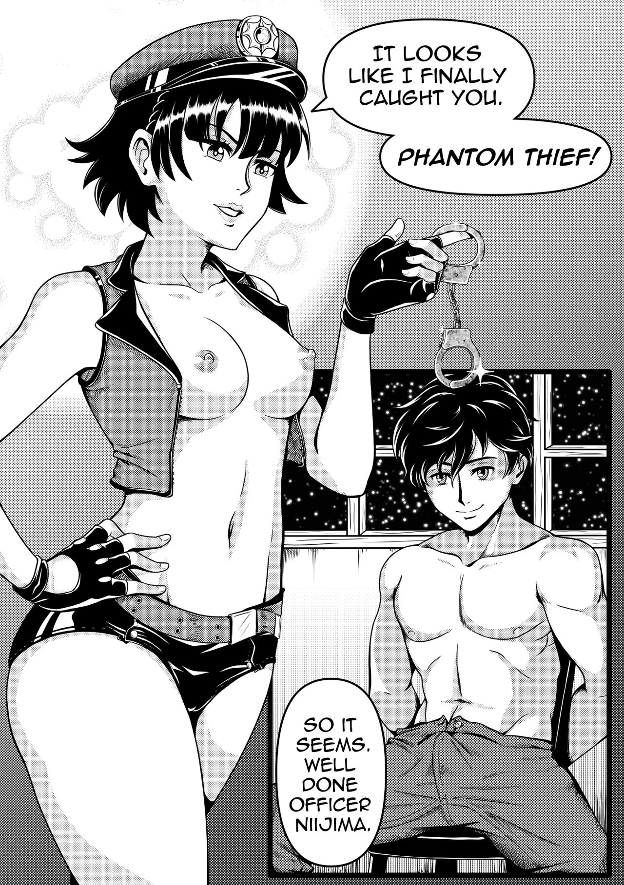 Officer Makoto porn comic picture 3