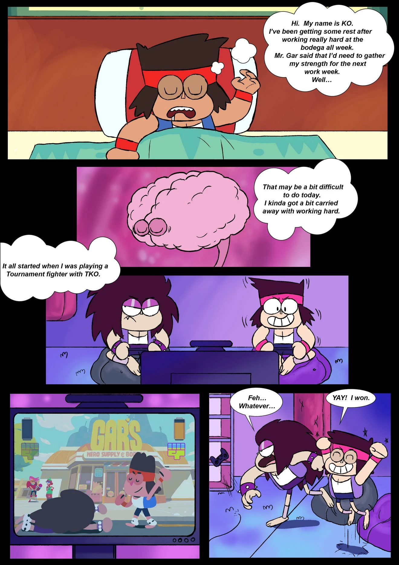 OK KO Comic porn comic picture 1