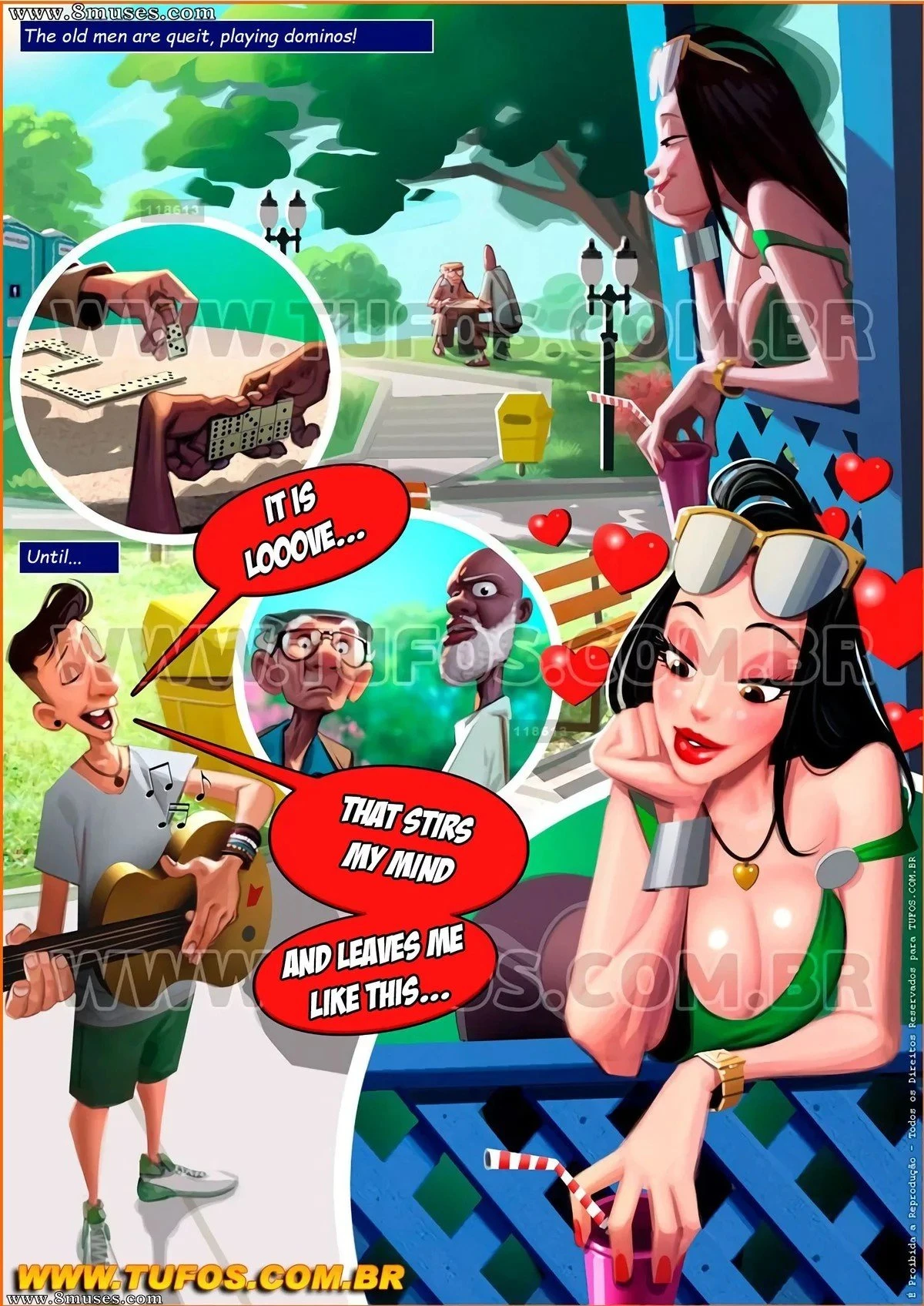 Old geezers in the park 4 porn comic picture 2