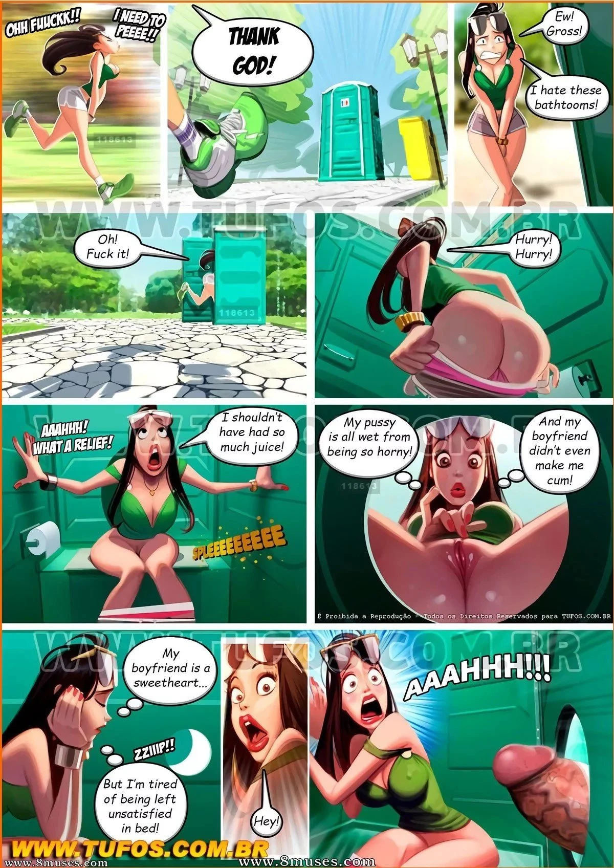 Old geezers in the park 4 porn comic picture 6