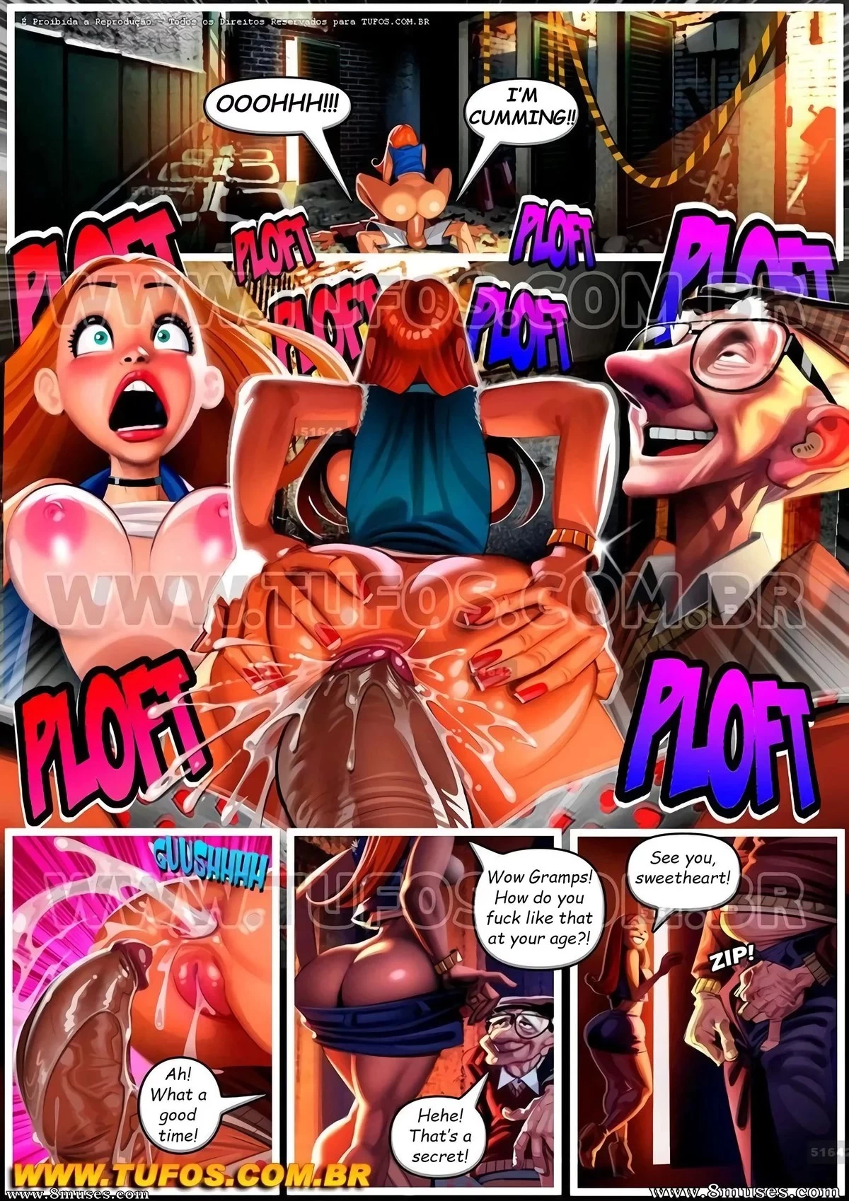 Old geezers in the park 5 porn comic picture 11