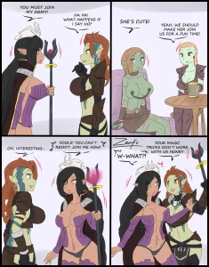 Olga Party porn comic picture 1