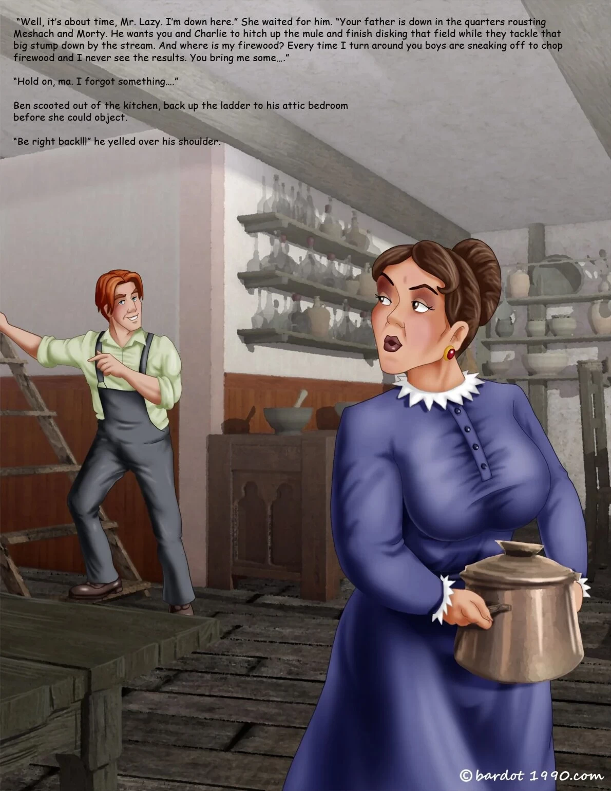 Once Upon a Time in the South 3 porn comic picture 10