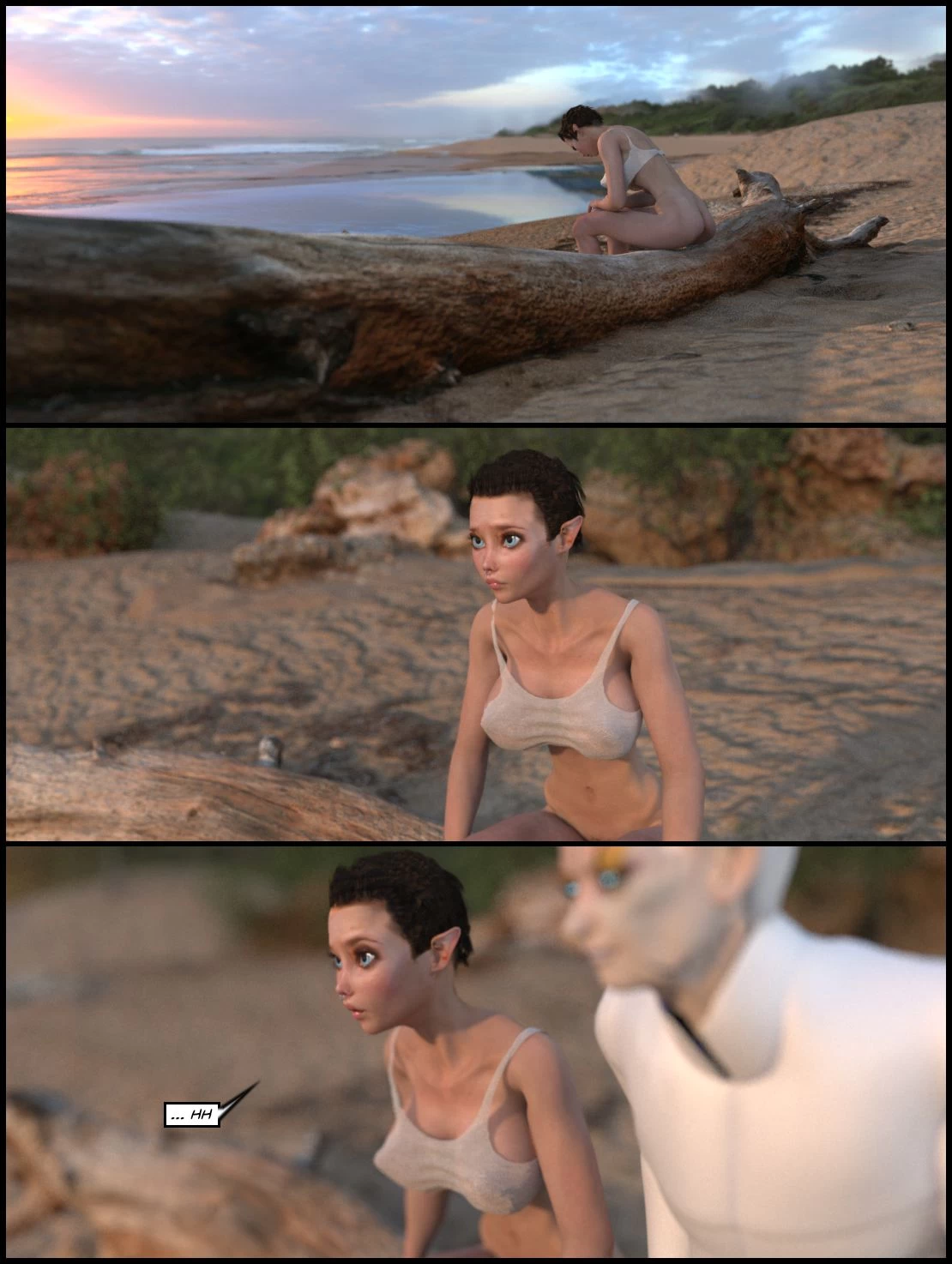 One Human Being 8 - Between two worlds porn comic picture 107