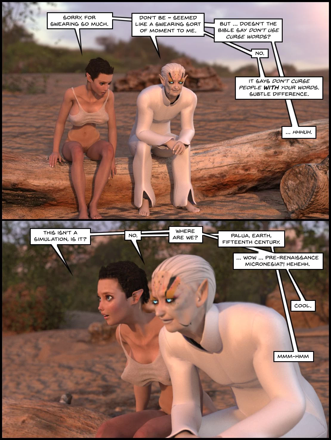 One Human Being 8 - Between two worlds porn comic picture 111